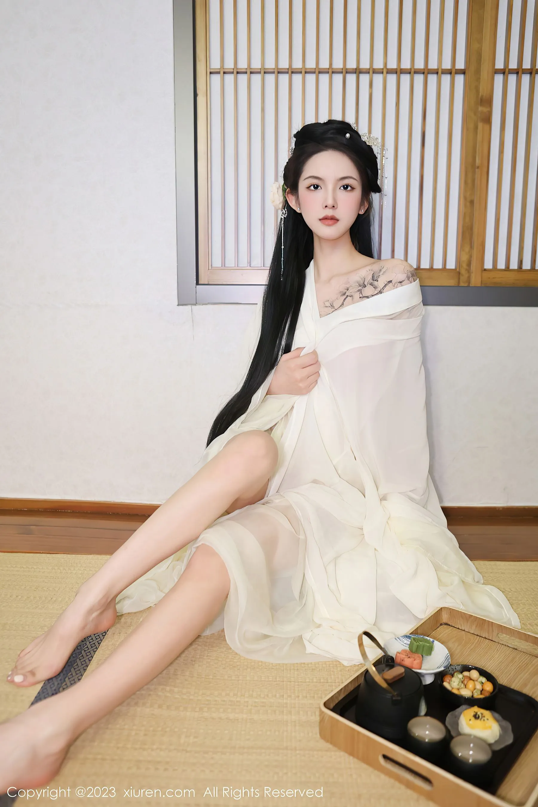  秀人网 No.6430 乔一一 古装美腿第18张