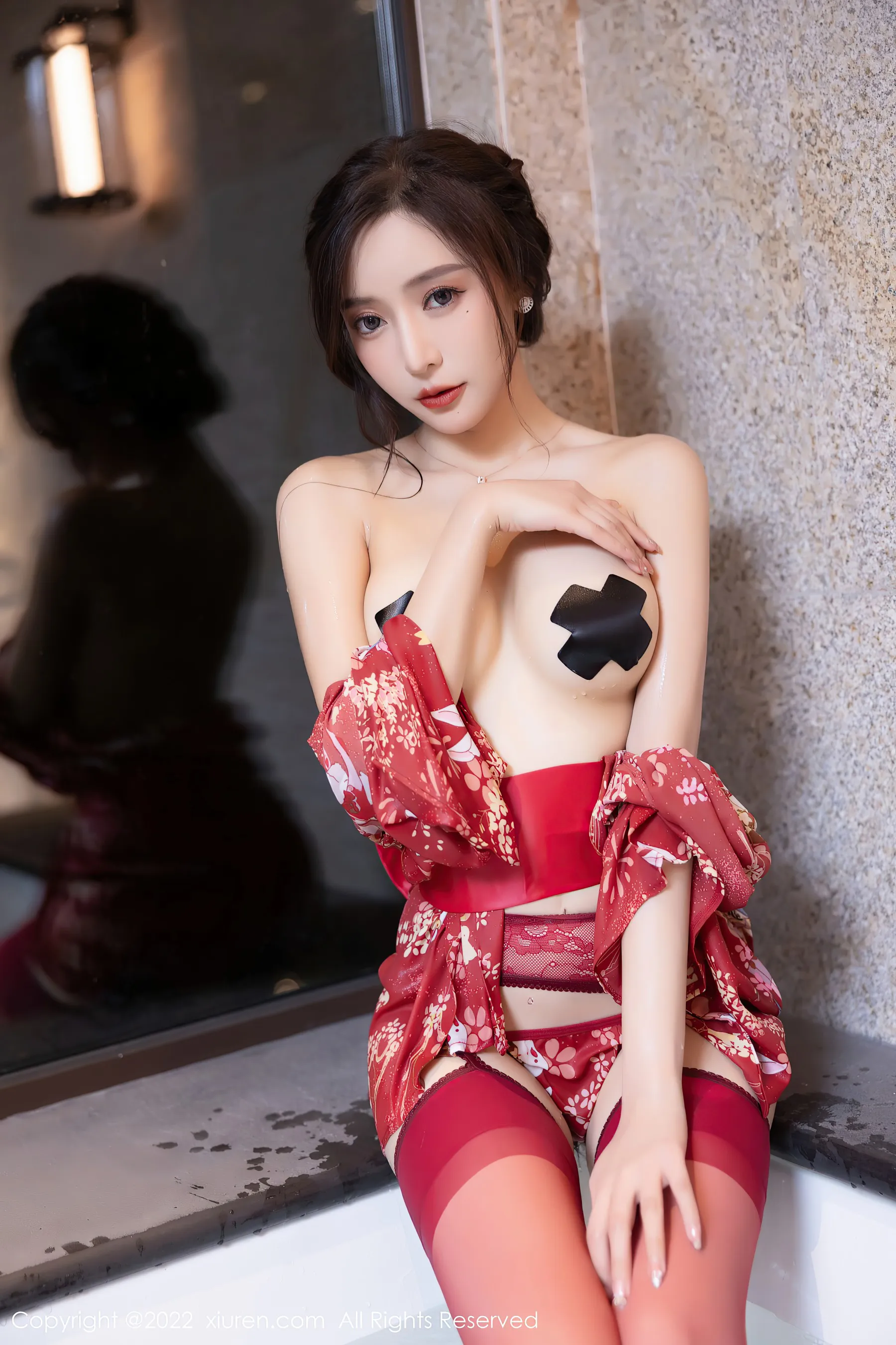  秀人网 No.4748 王馨瑶yanni 女神丝袜美腿写真第5张