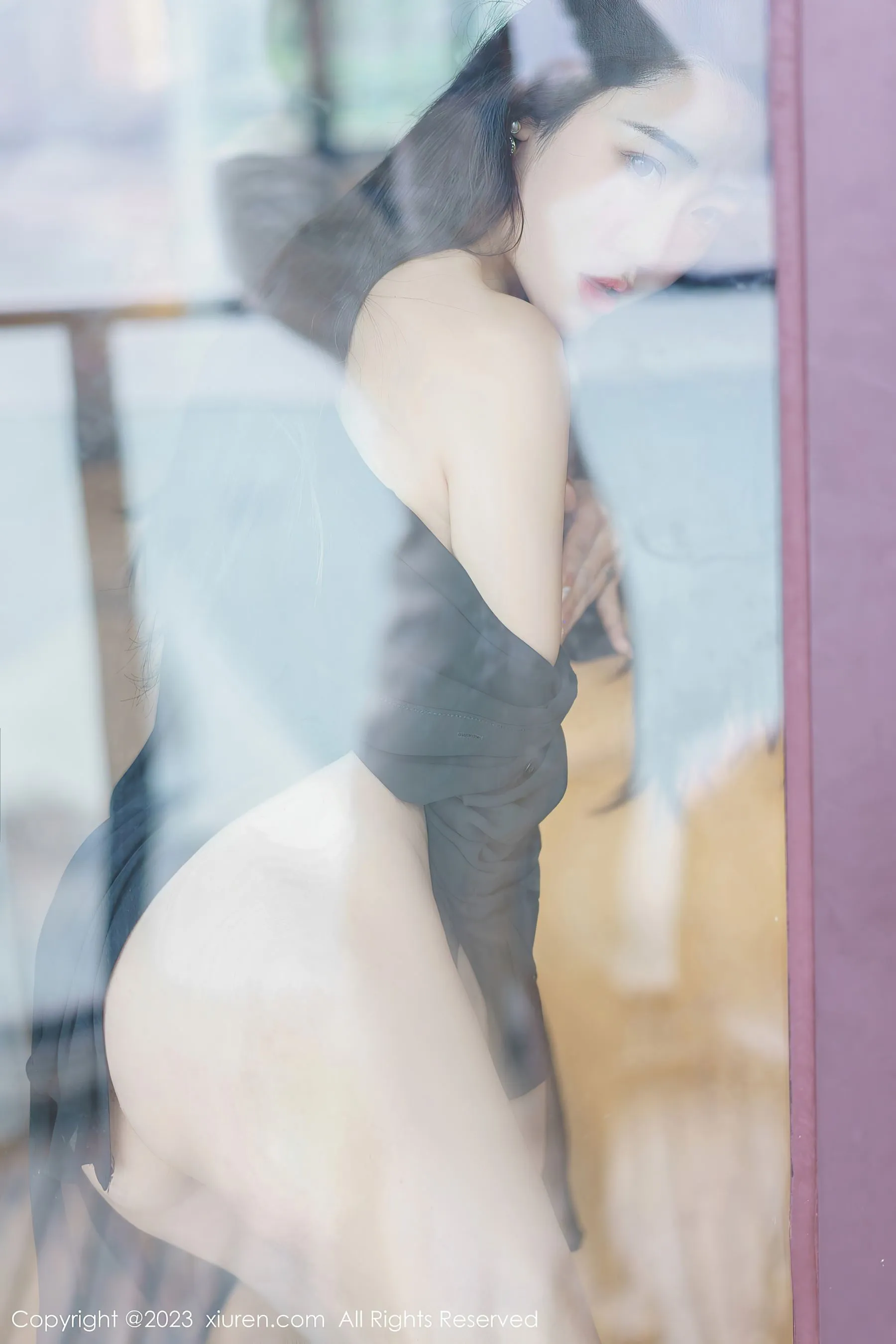  秀人网 No.6372 严利娅Yuliya 黑丝美腿第9张