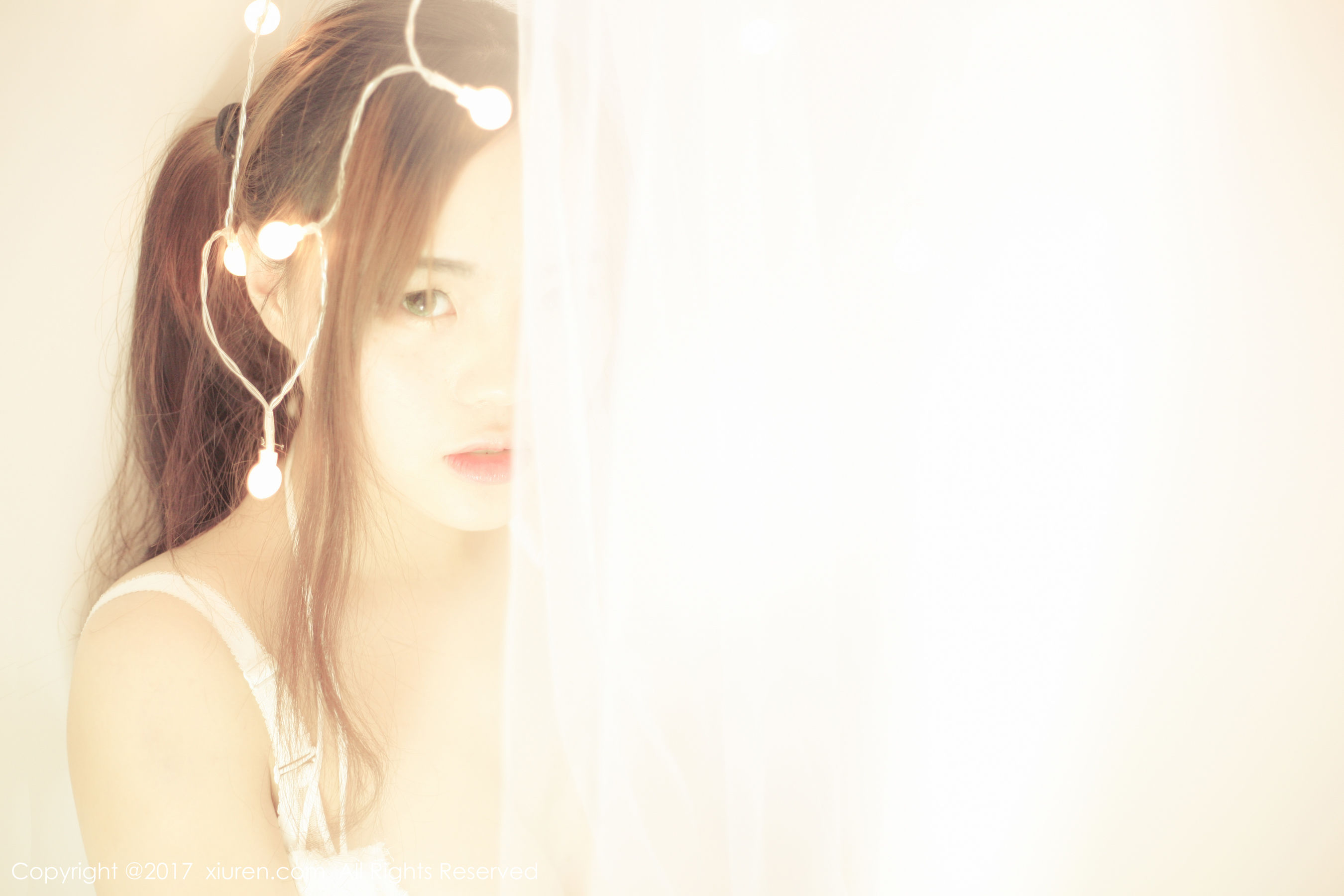  米爱Demon《童颜巨乳的梦幻少女诱惑私房》 秀人网XIUREN No.744第4张