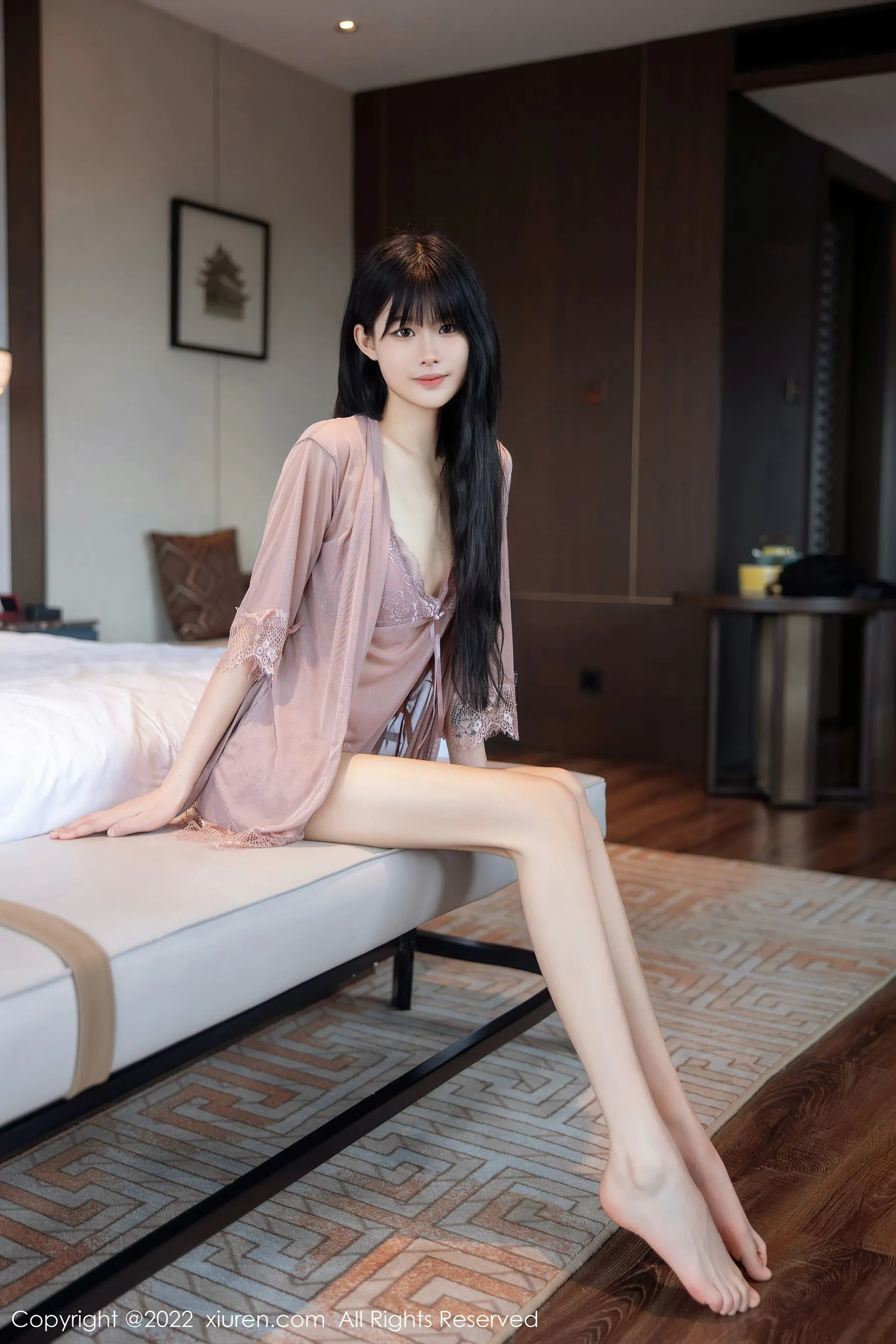  秀人网 No.5408 77qiqi 睡衣美腿第10张