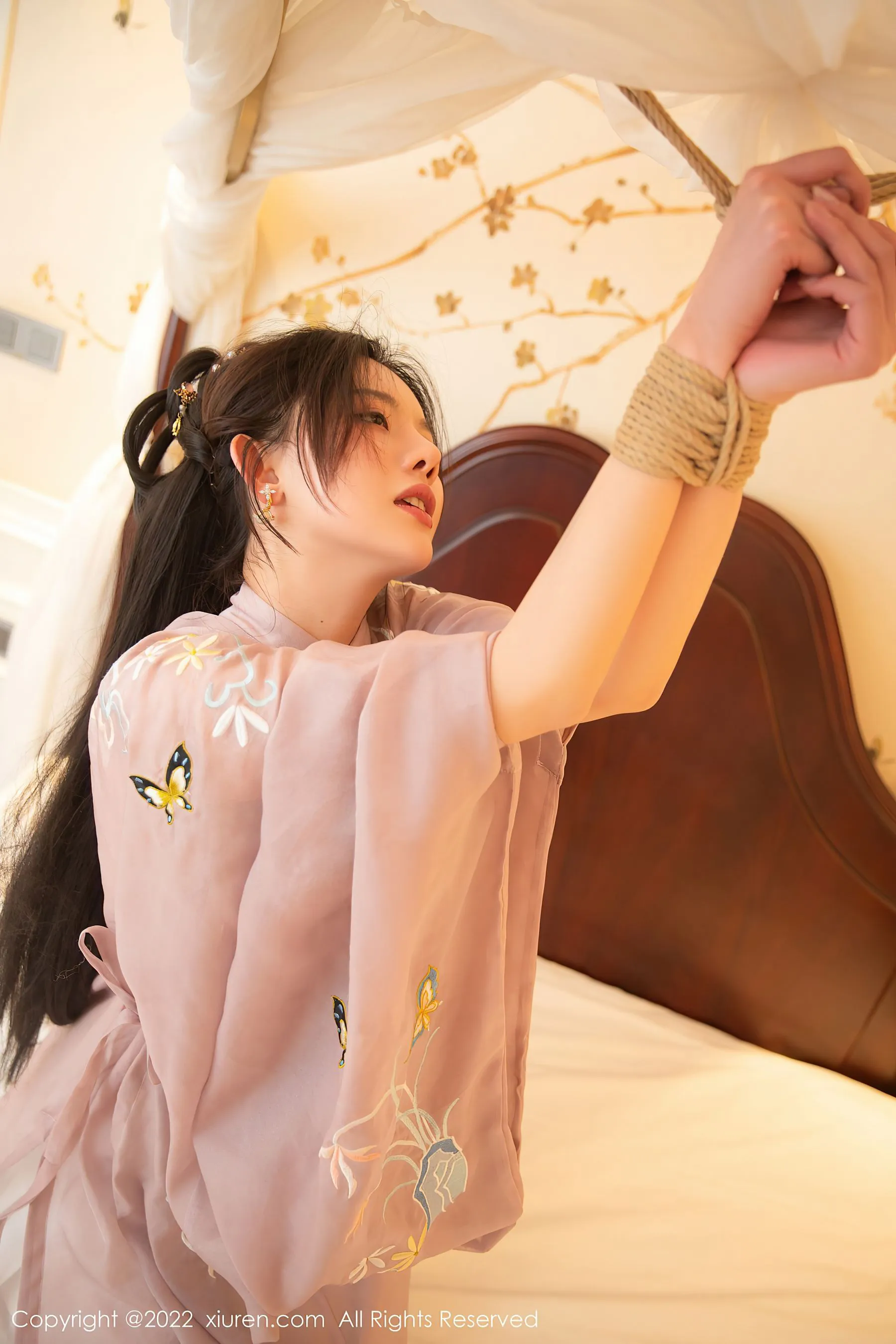  秀人网 No.4945 就是阿朱啊 古装美腿第6张