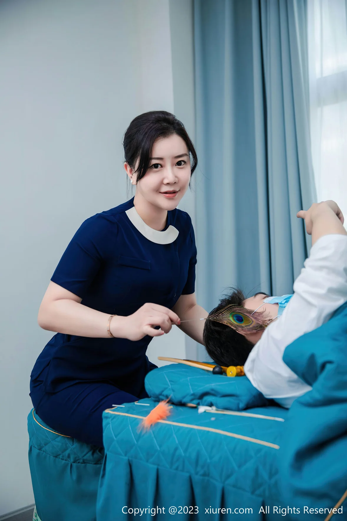  XiuRen 秀人 No.6878 王婉悠Queen 性感技师装扮性感写真 [75P]第1张