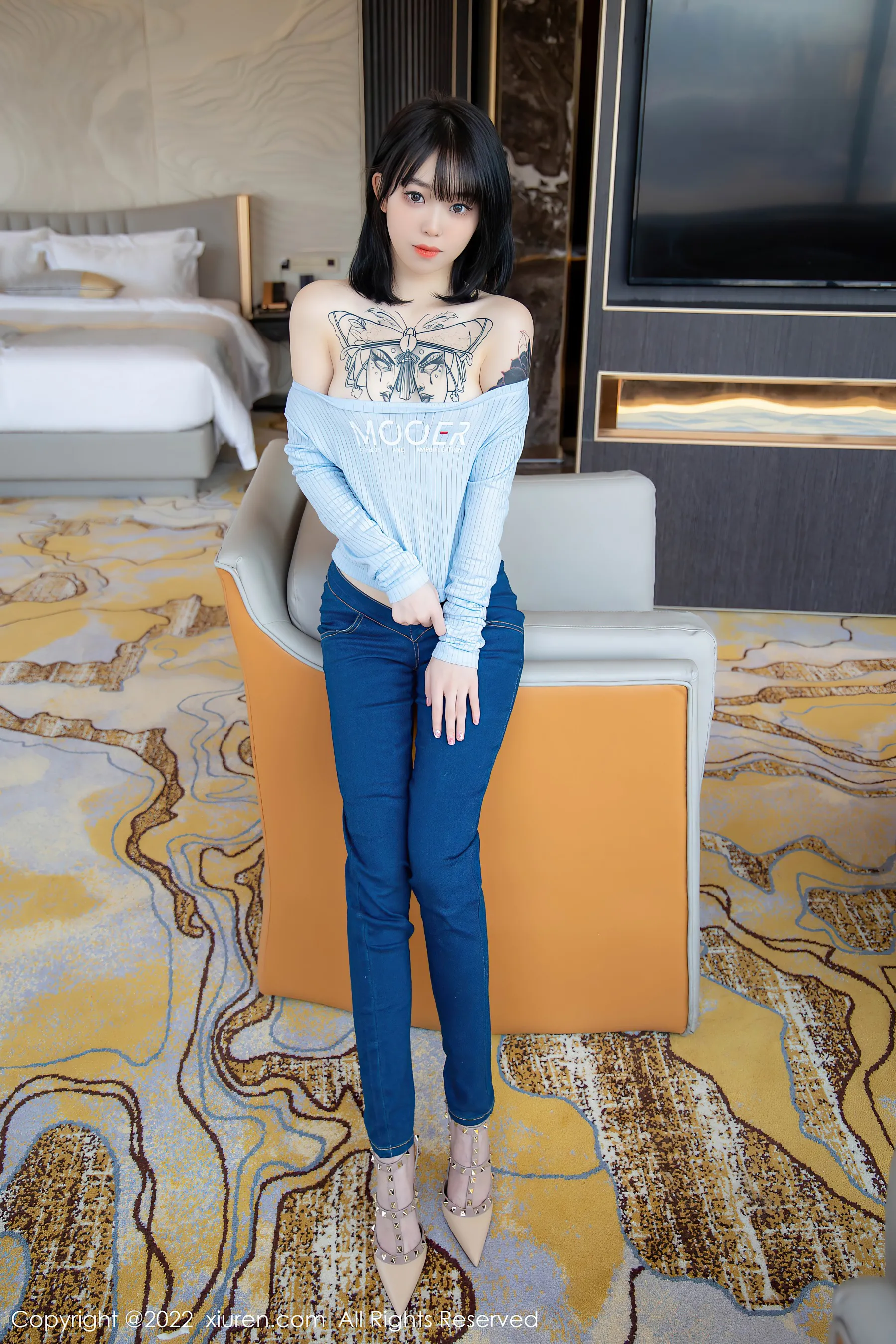 秀人网 No.4584 奶瓶. 牛仔裤美腿第28张