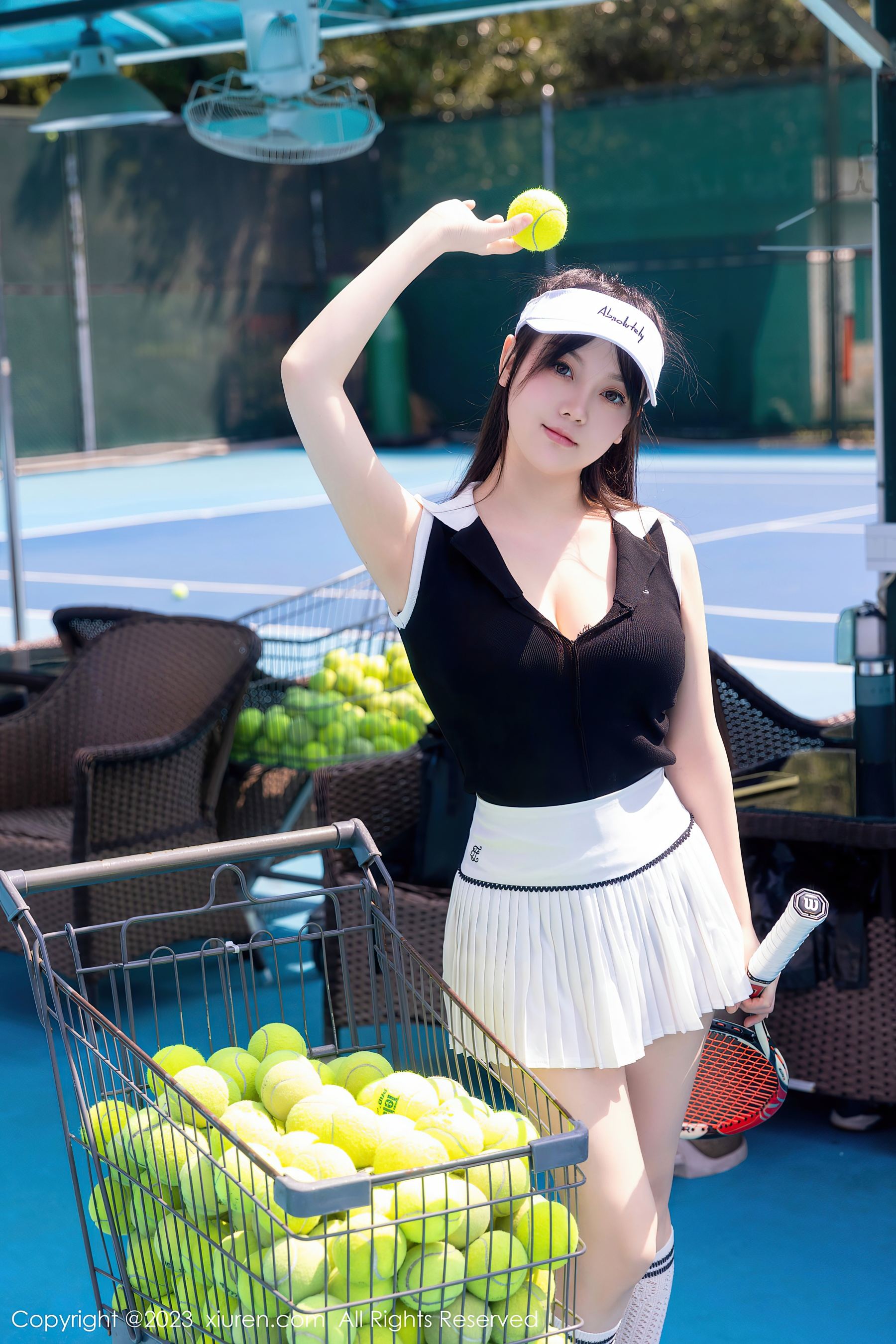 XiuRen 秀人 No.7467 豆瓣酱 网球美臀第1张