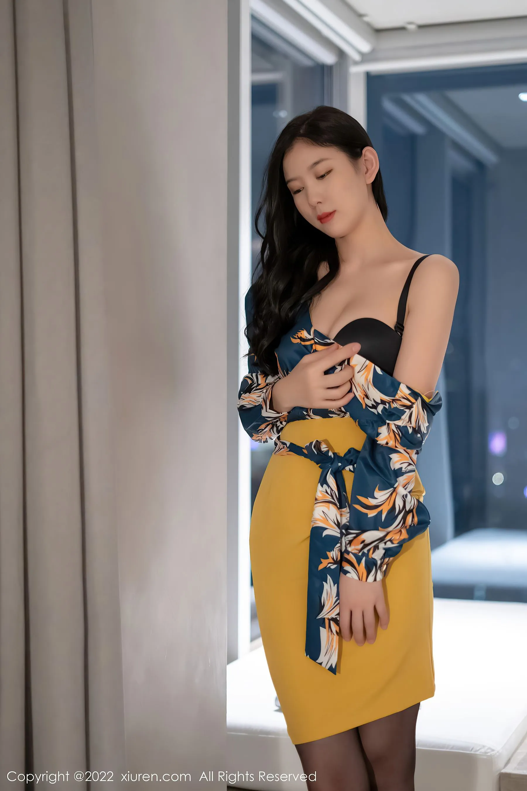  秀人网 No.4880 李雅柔182CM 黑丝美腿