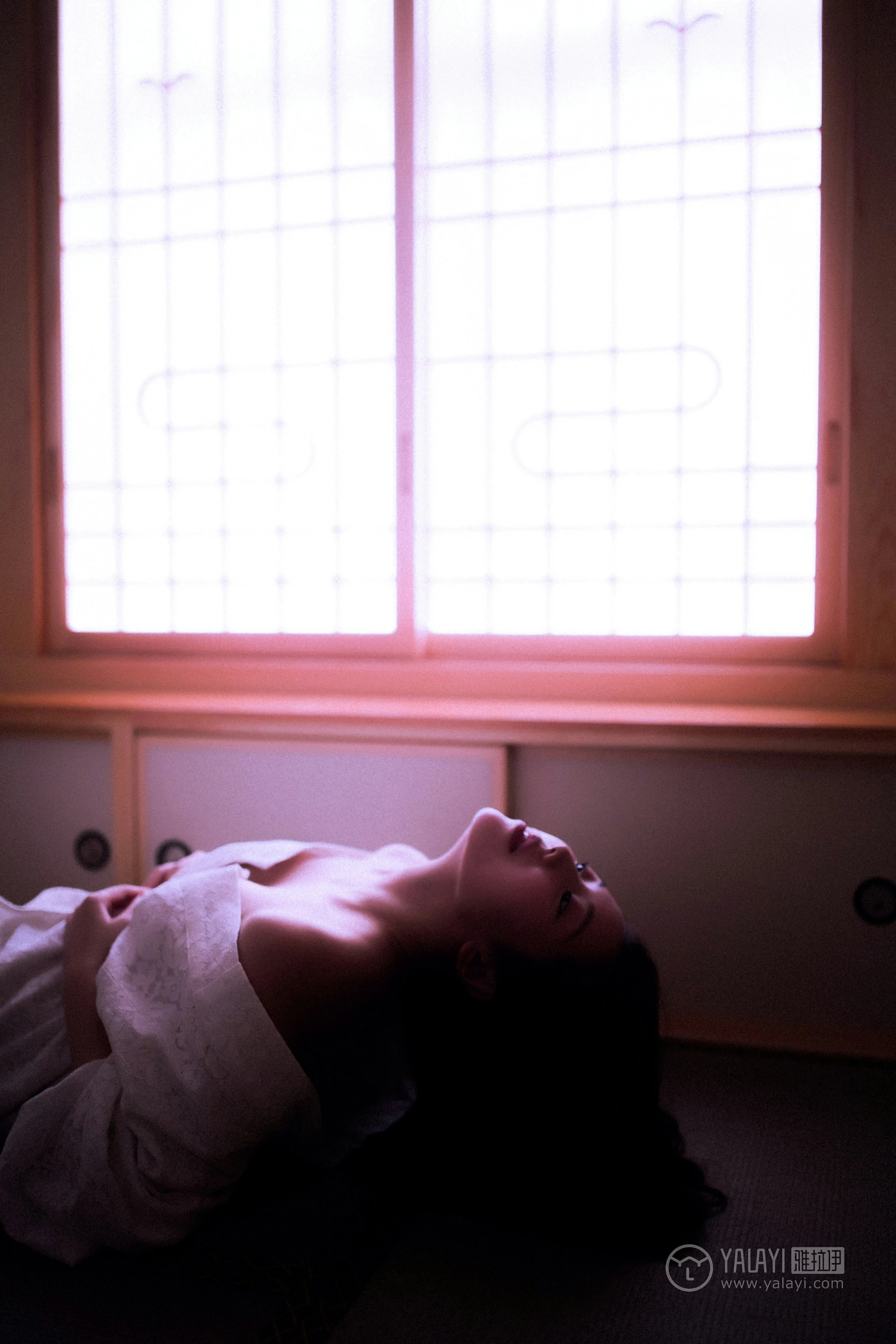 [YALAYI雅拉伊]No.202 夜光 圆圆 白色透视蕾丝镂空睡衣性感私房写真集第16张