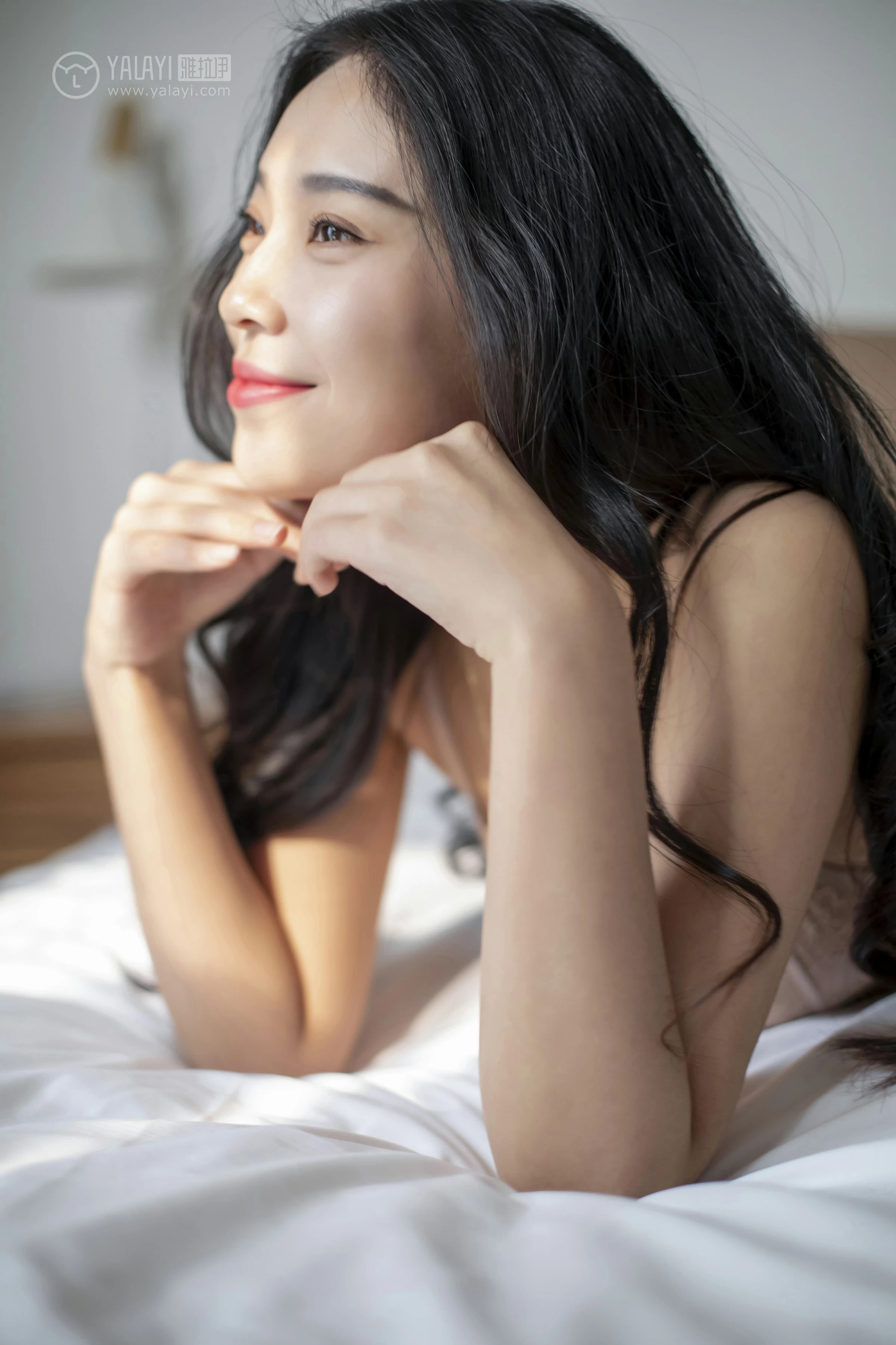 [YALAYI雅拉伊]No.214 春光无限 楚微 粉色蕾丝内衣性感私房写真集第3张