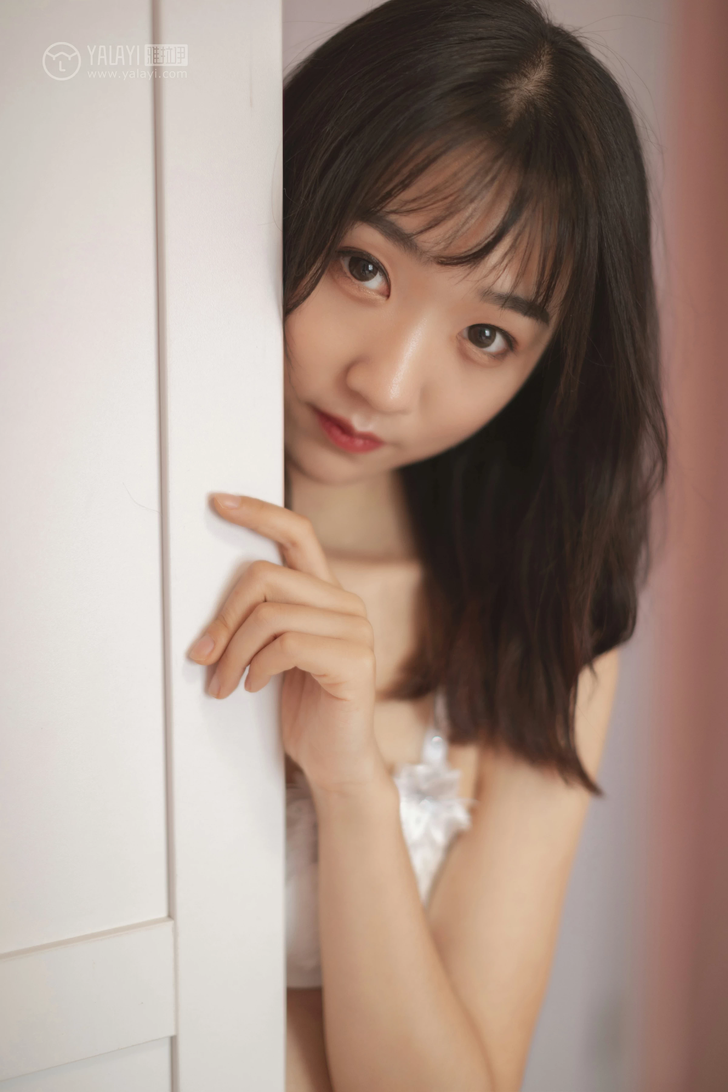 [YALAYI雅拉伊]No.326 和你 念念 白色情趣蕾丝内衣性感私房写真集第9张