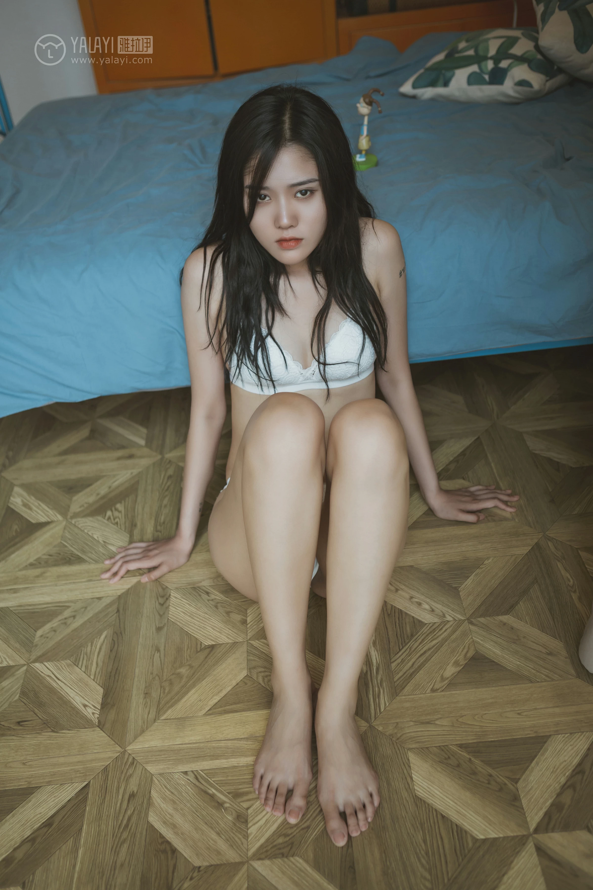 [YALAYI雅拉伊]No.344 情绪断片 荔子 白色蕾丝内衣性感私房写真集第7张