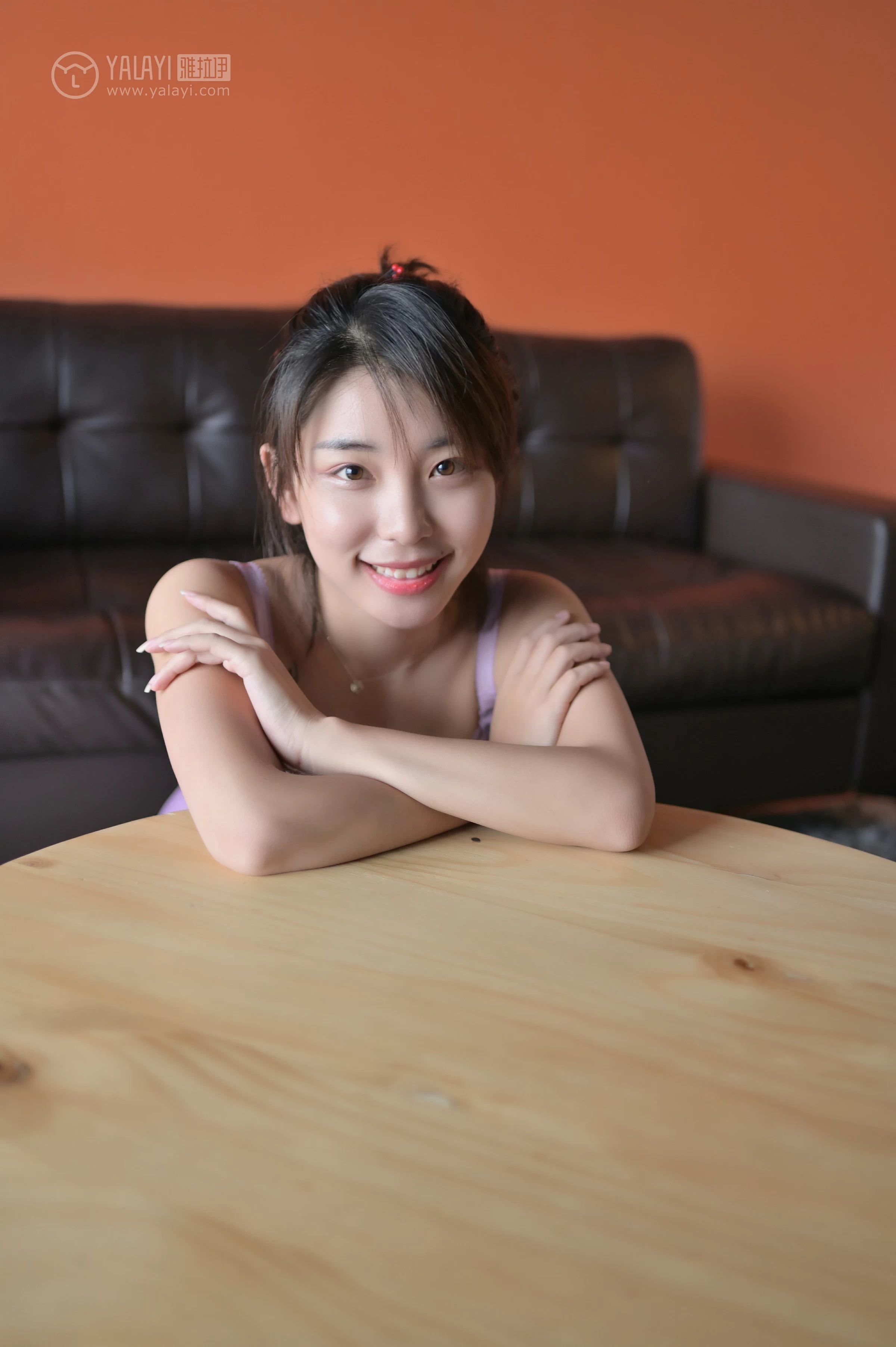 [YALAYI雅拉伊]No.346 紫苏 俞青青 紫色蕾丝内衣性感私房写真集第7张