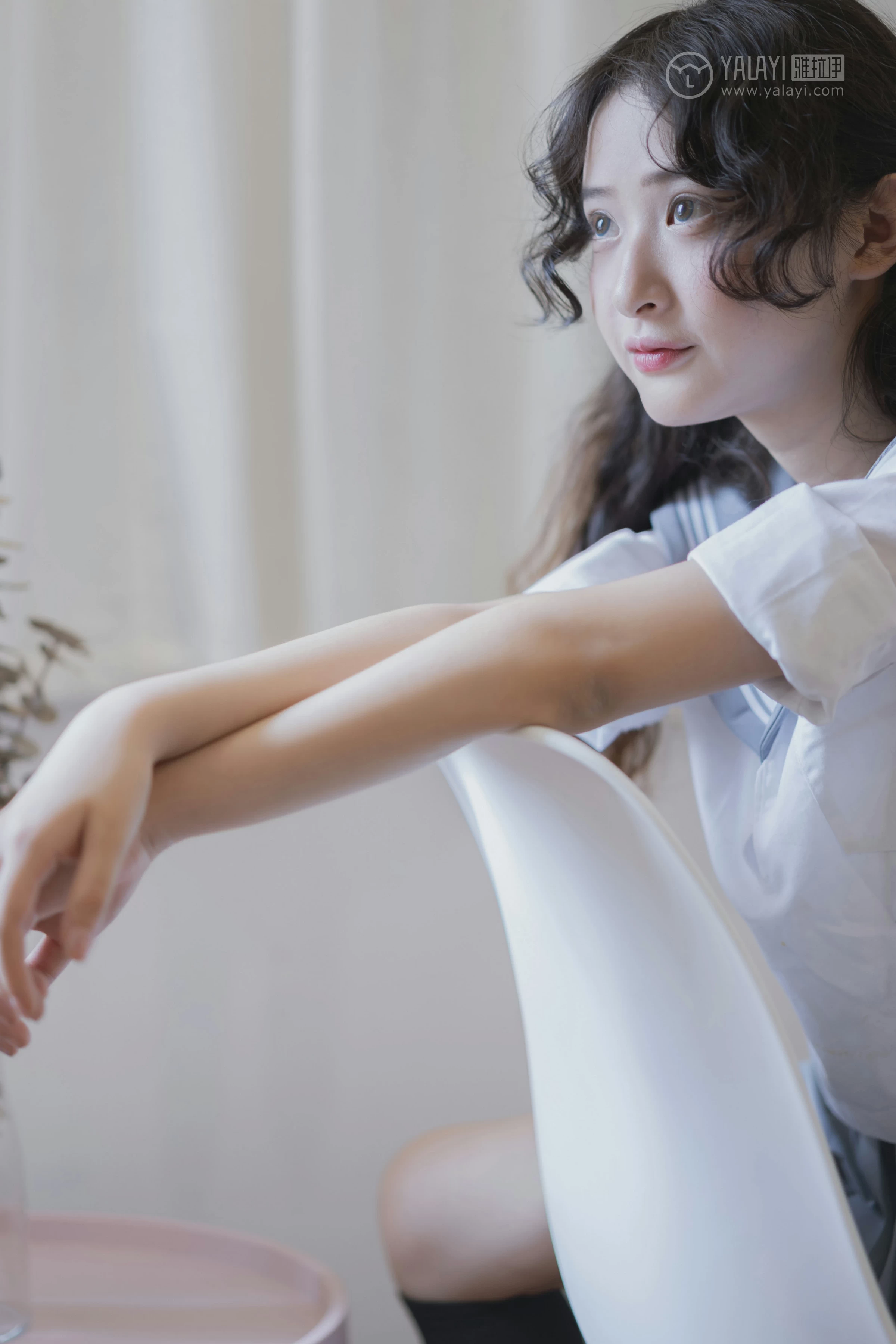 [YALAYI雅拉伊]No.349 清纯学生妹 西子 高中女生制服与短裙性感私房写真集第20张