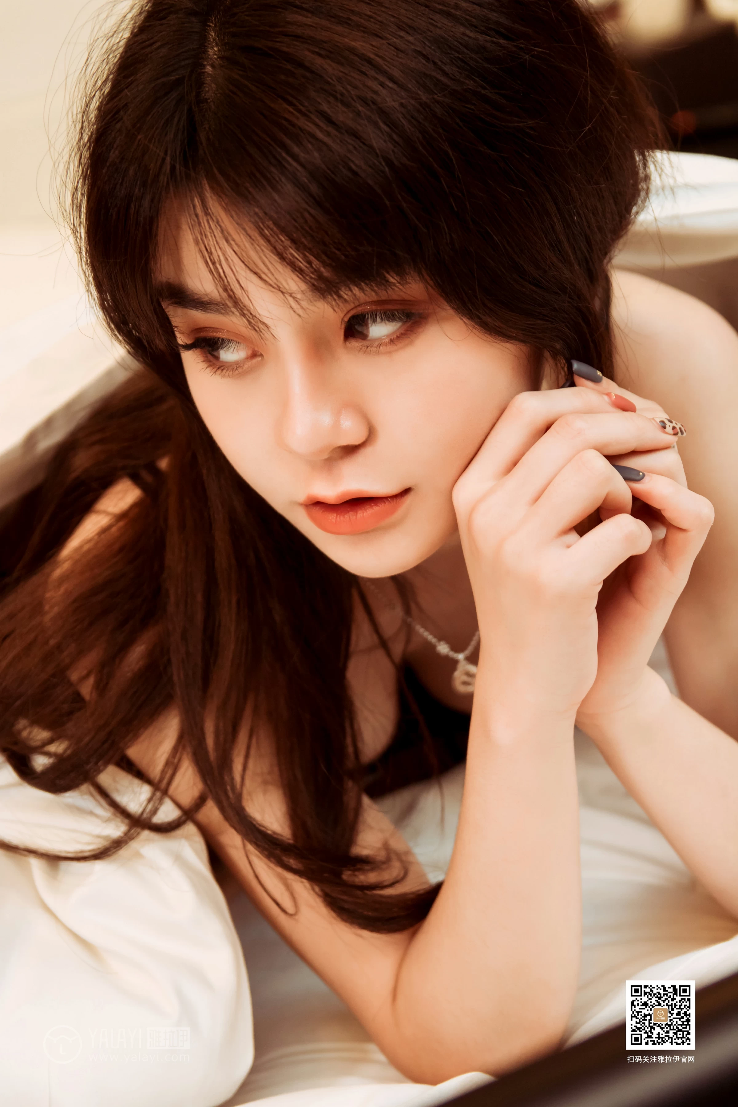 [YALAYI雅拉伊]No.362 图书馆精灵 蓉蓉 黑色蕾丝内衣性感私房写真集第9张