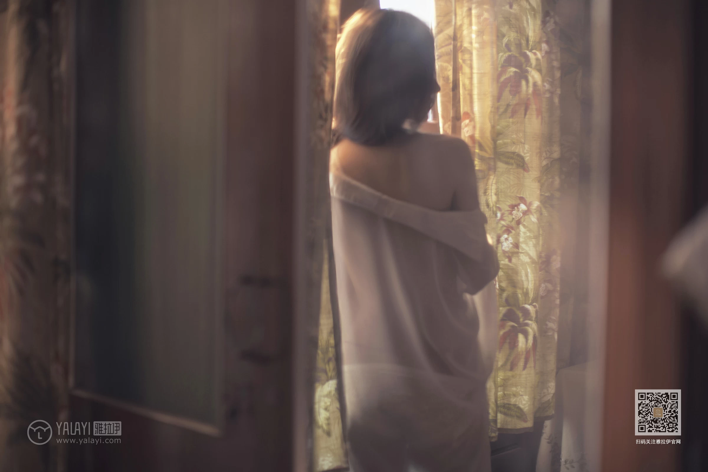 [YALAYI雅拉伊]Vol.430 意乱情迷 慧儿 白色透视衬衫居家性感私房写真集第5张