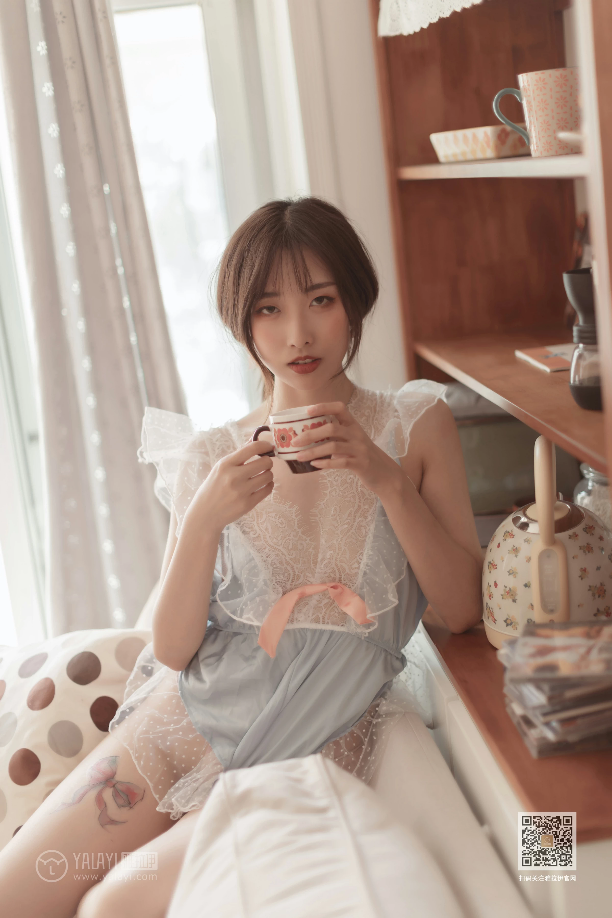 [YALAYI雅拉伊]Vol.443 佳人有约 佳佳 透视情趣内衣性感私房写真集第12张