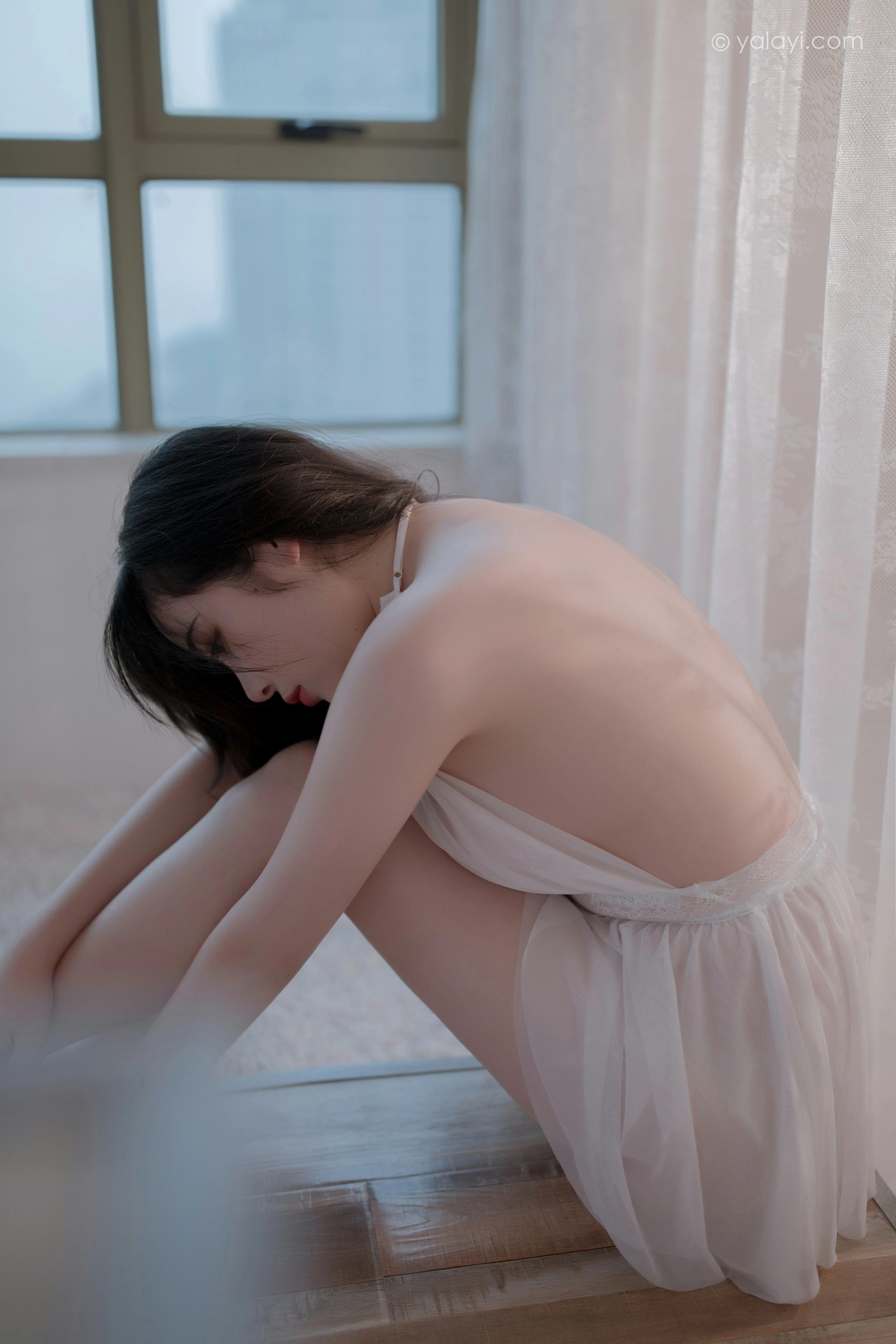 [YALAYI雅拉伊]NO.792 笼子里的鸟儿 璎珞 白色透视情趣内衣性感私房写真集第11张