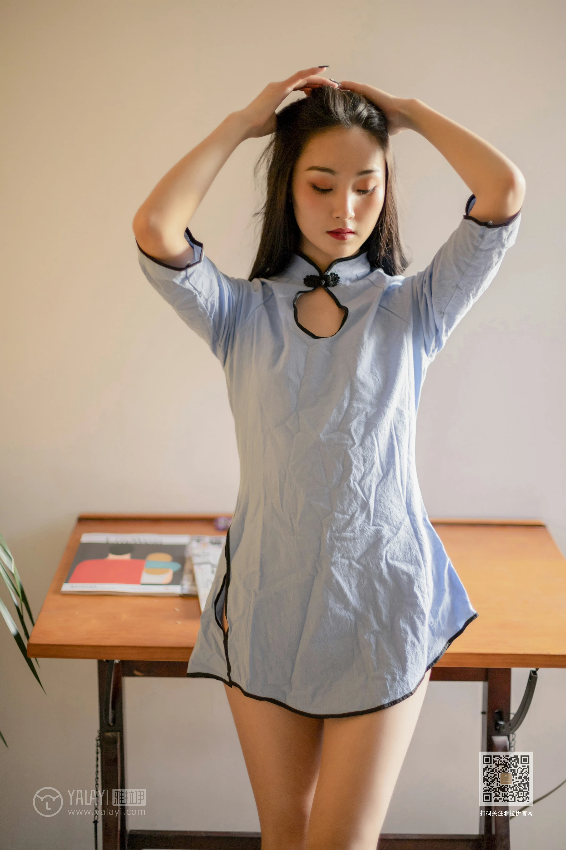 [YALAYI雅拉伊]Vol.463 文艺女青年 项兴咏 民国高中女生制服性感私房写真集第13张