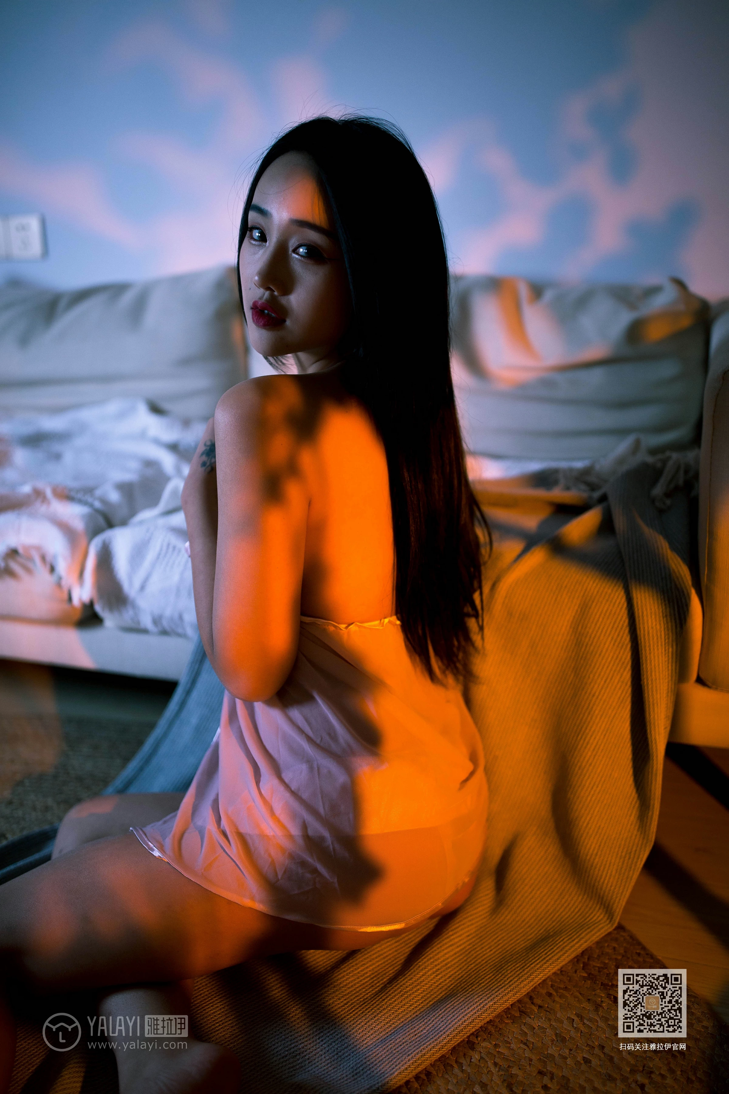 [YALAYI雅拉伊]Vol.535 热浪 优优 粉色透视情趣内衣性感私房写真集第16张
