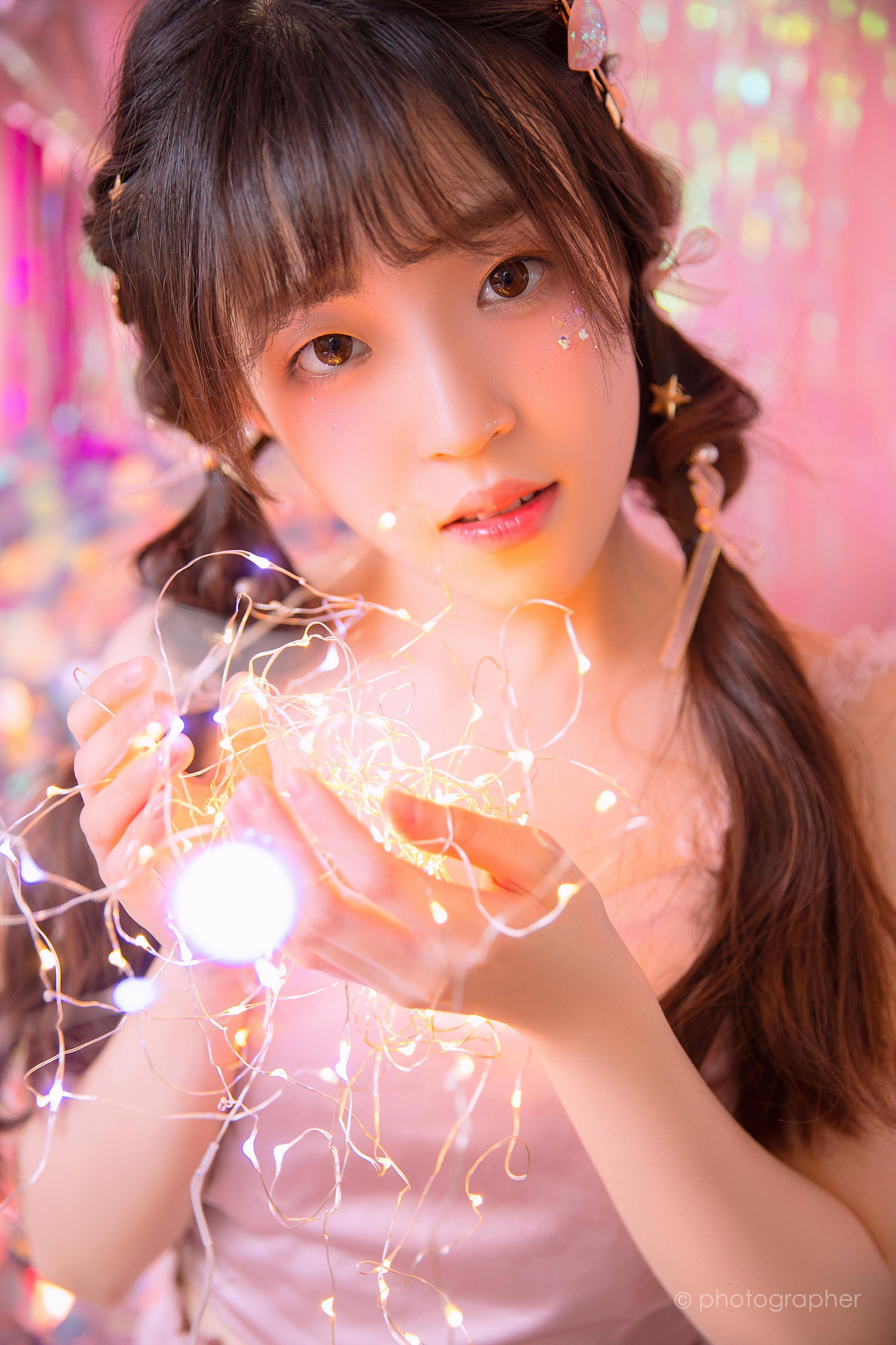 [YALAYI雅拉伊]2022.04.18 感觉良好 青春美少女 蓝色JK水手制服与粉色内衣性感私房写真集第11张