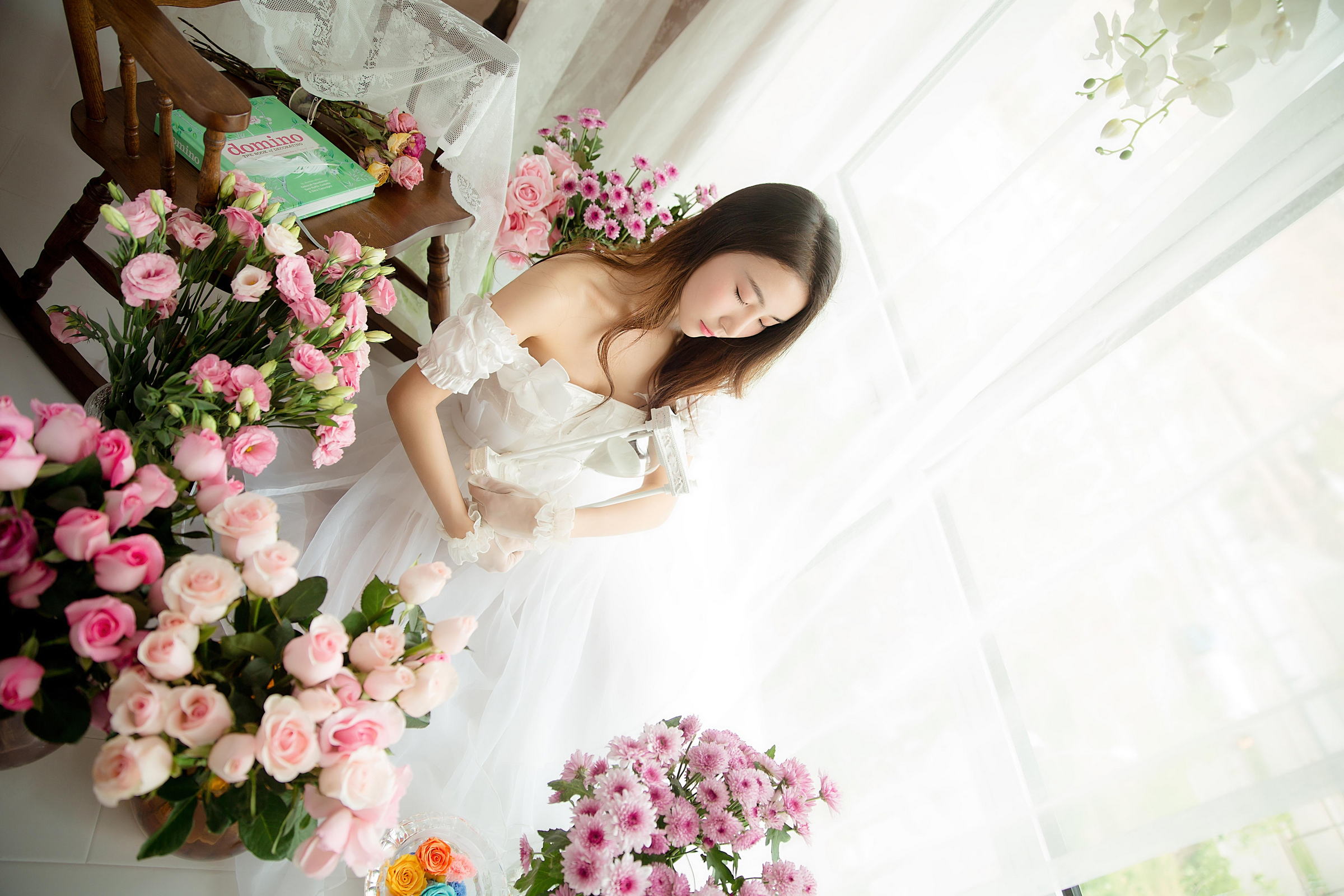 [YALAYI雅拉伊]2022.12.26 如影相随 清纯少女 灰色高中女生制服与白色小背心加安全短裤私房写真集第9张