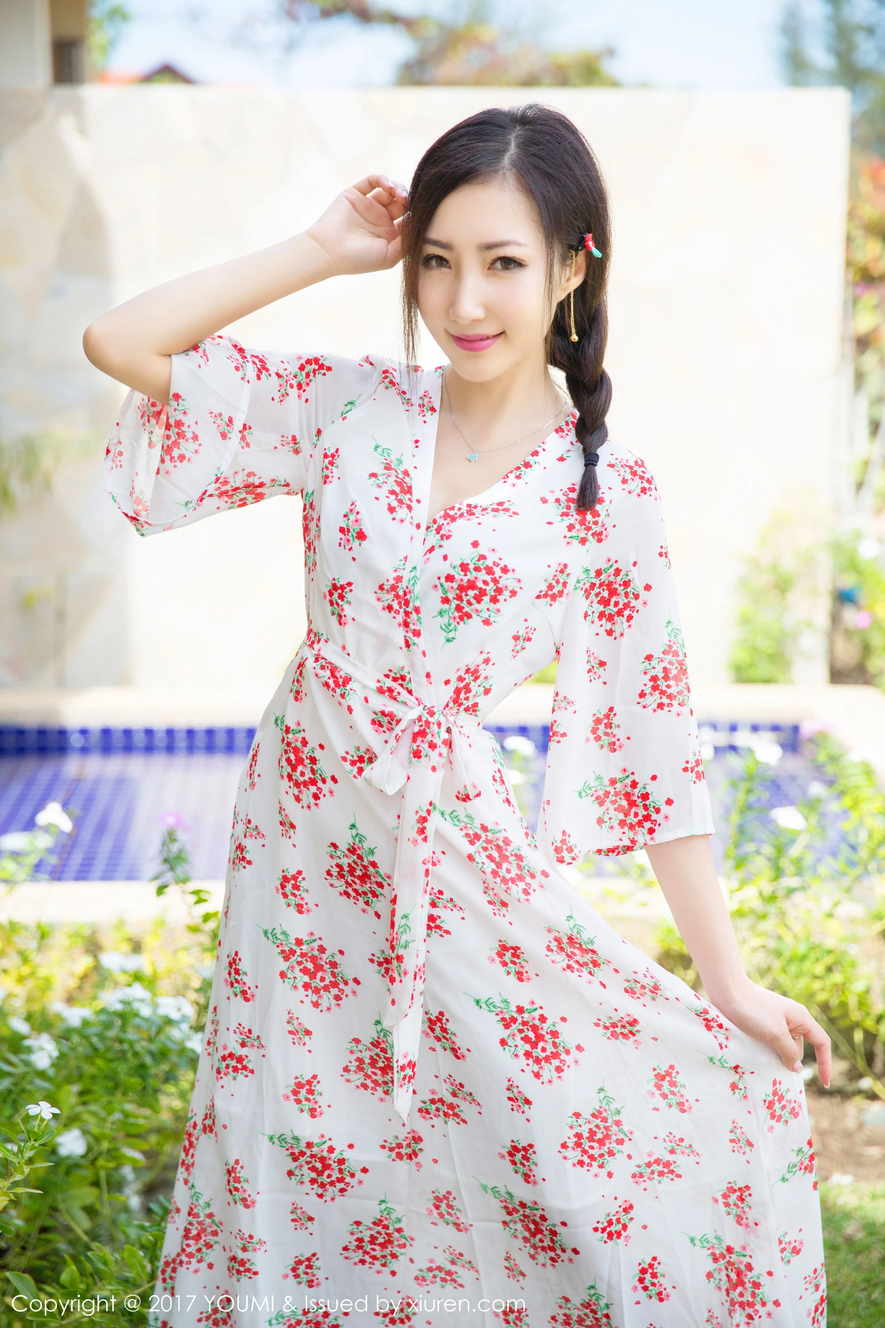  Yumi-尤美《伫立在海边的唯美仙子》 尤蜜荟YouMi Vol.030第9张