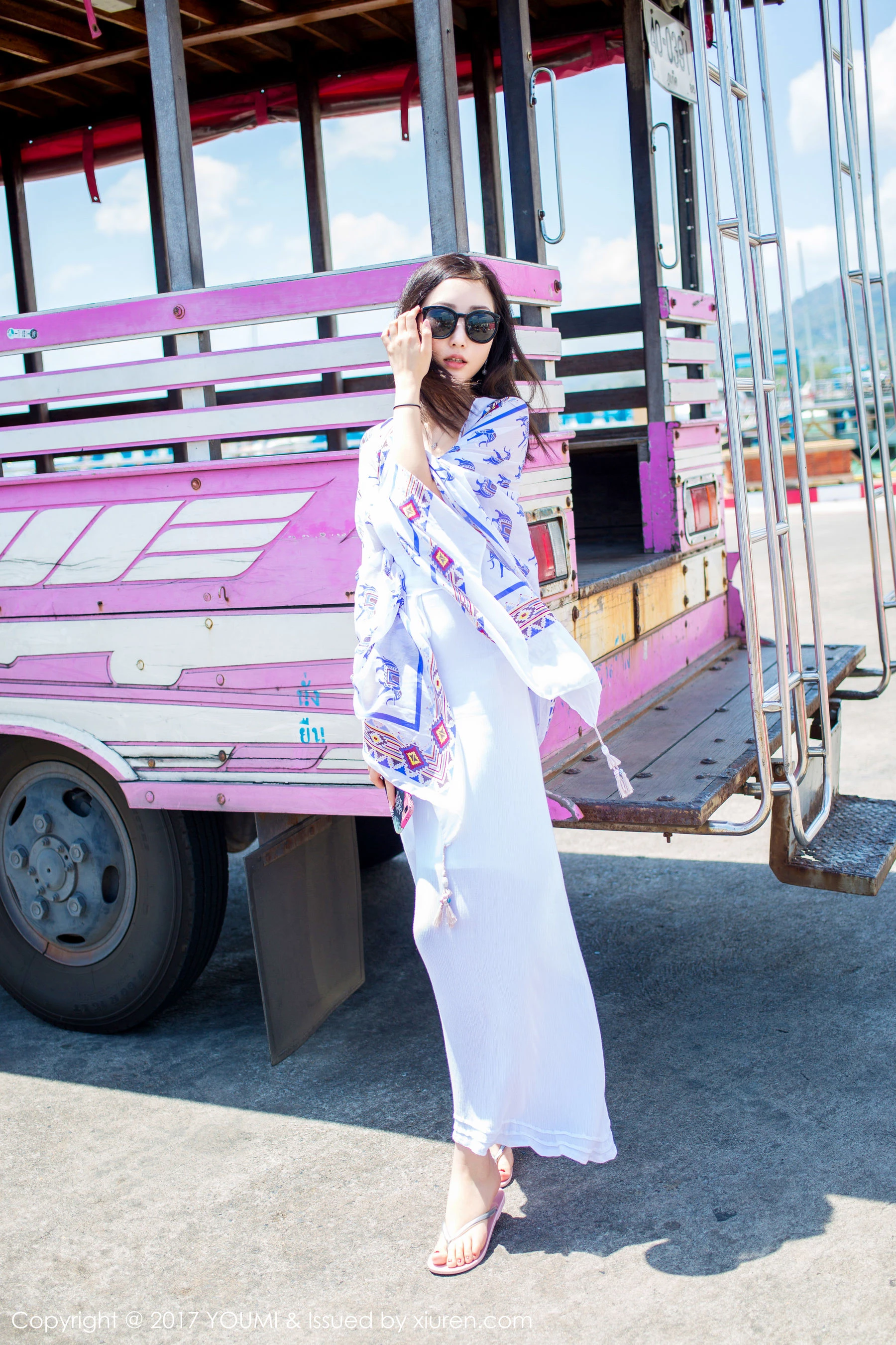  Yumi-尤美《陪女神去尤美看海》 尤蜜荟YouMi Vol.023第6张