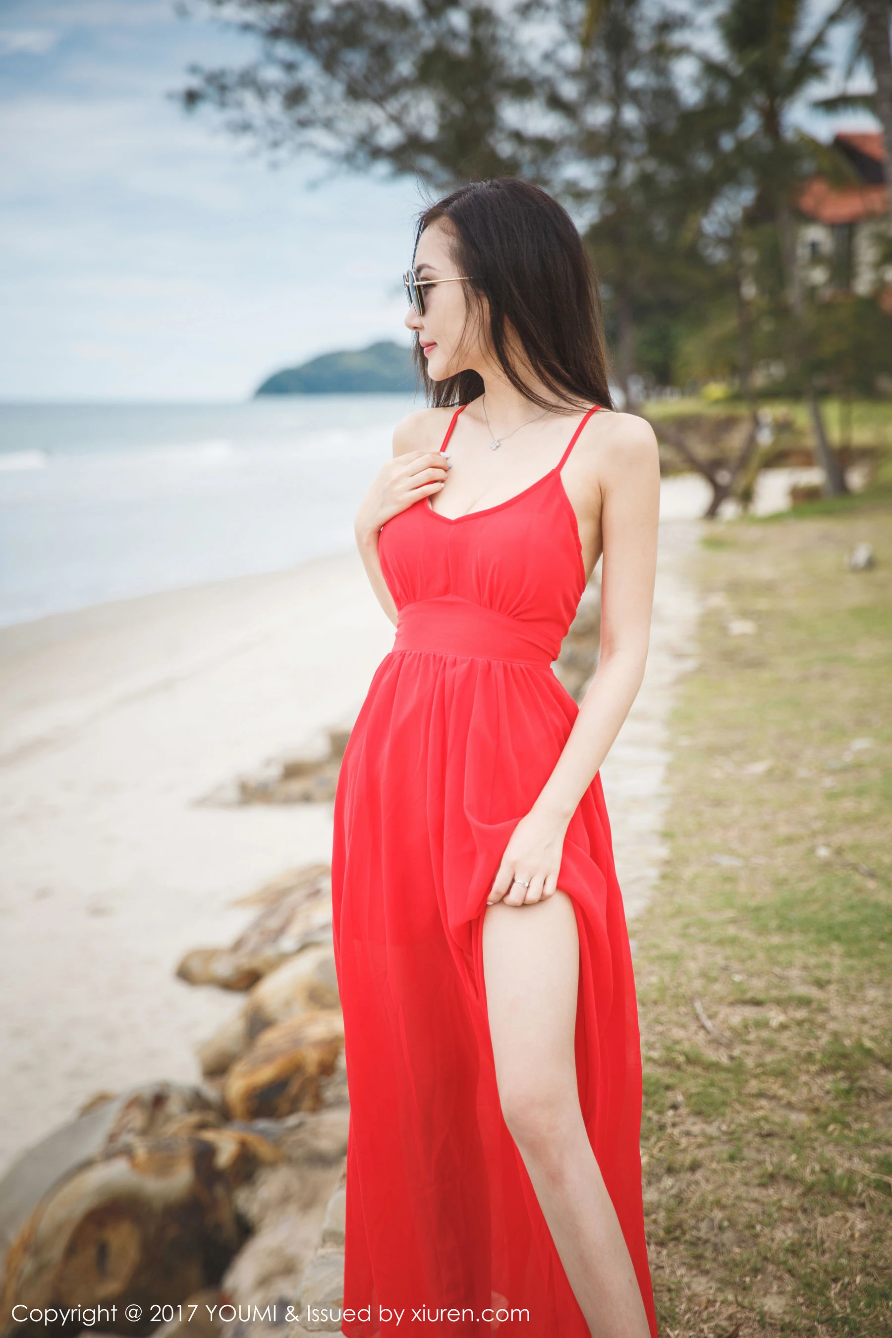  Yumi-尤美《沙巴旅拍第1套》 尤蜜荟YouMi Vol.028第1张