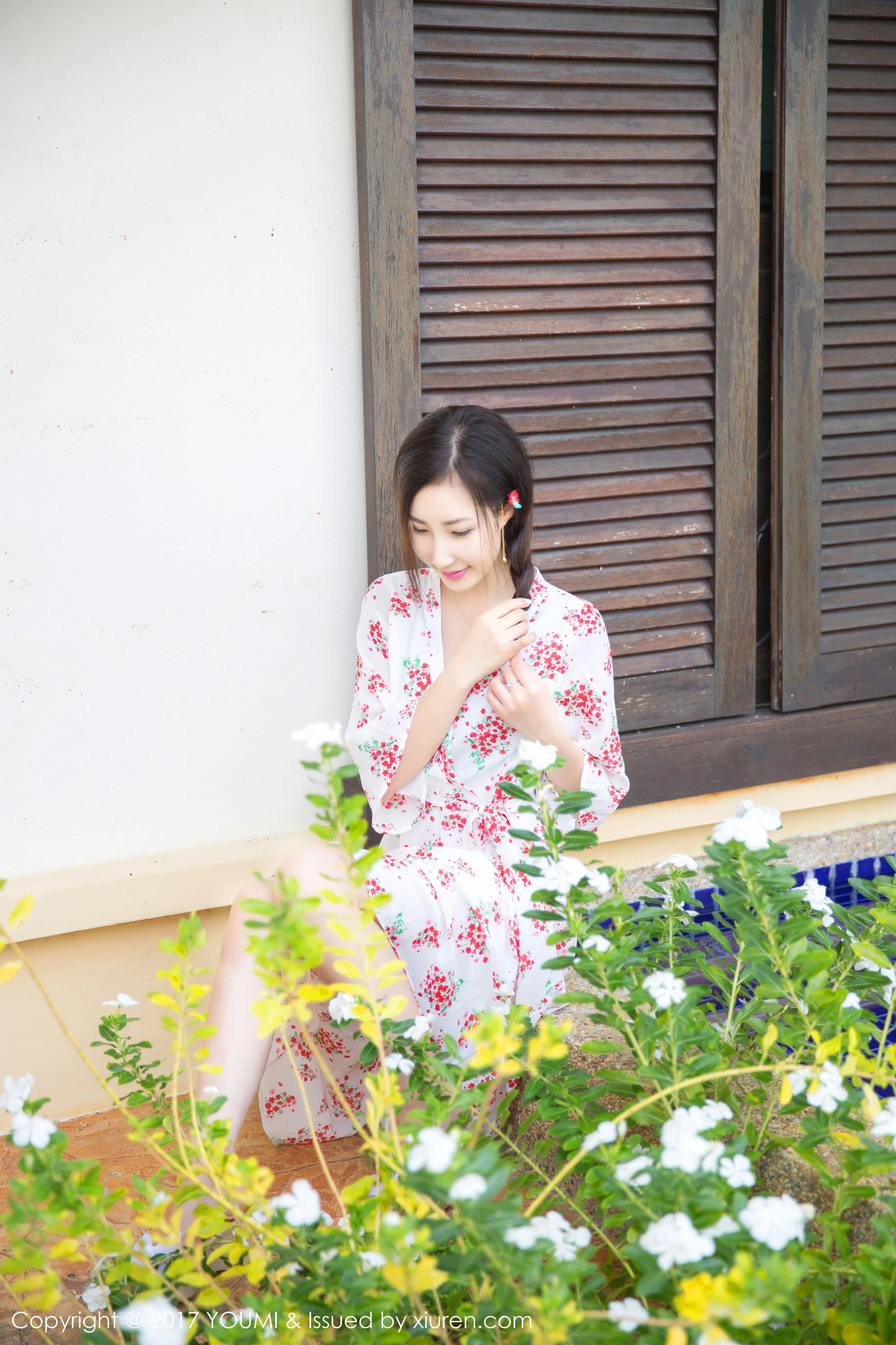  Yumi-尤美《伫立在海边的唯美仙子》 尤蜜荟YouMi Vol.030第9张