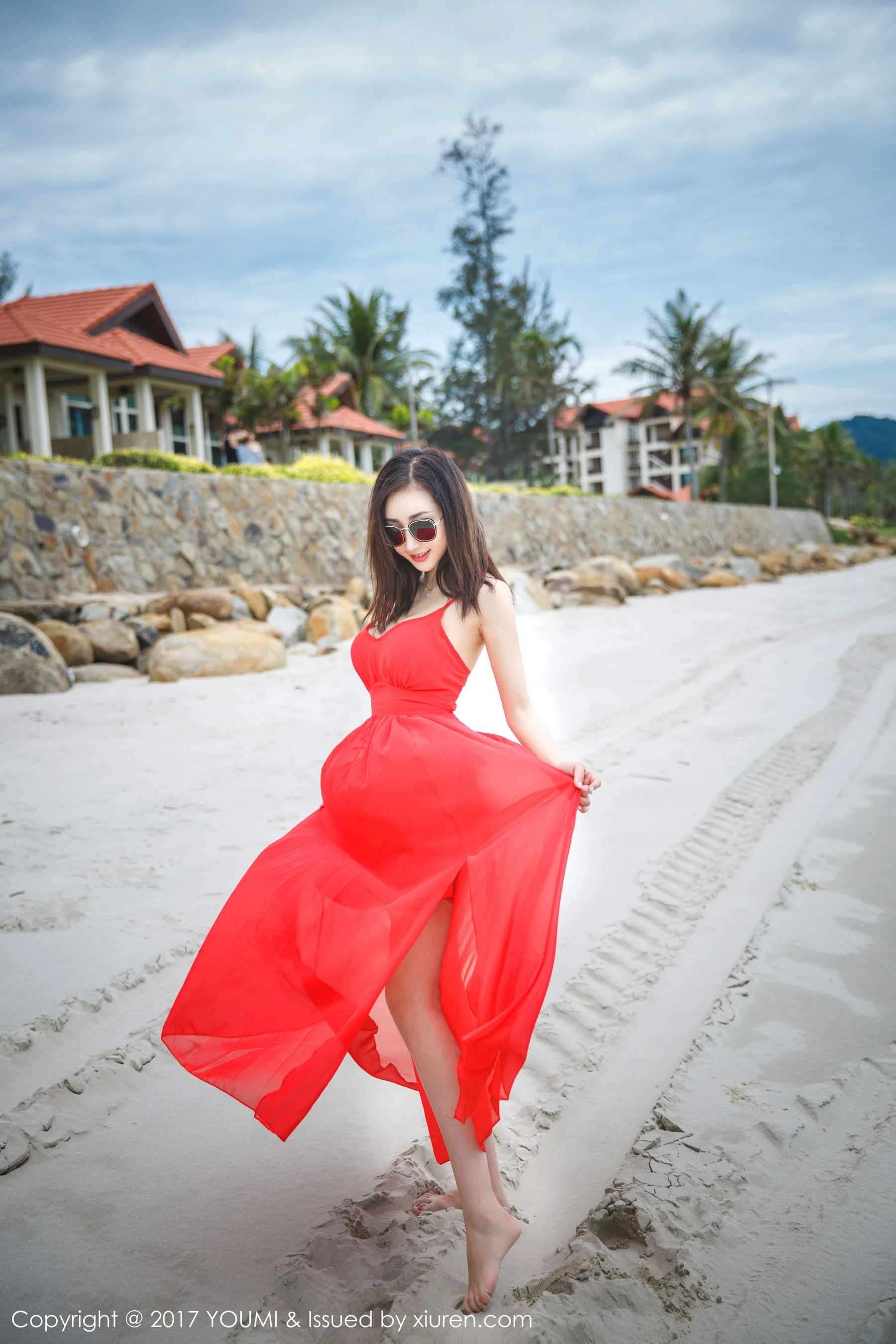  Yumi-尤美《沙巴旅拍第1套》 尤蜜荟YouMi Vol.028第7张