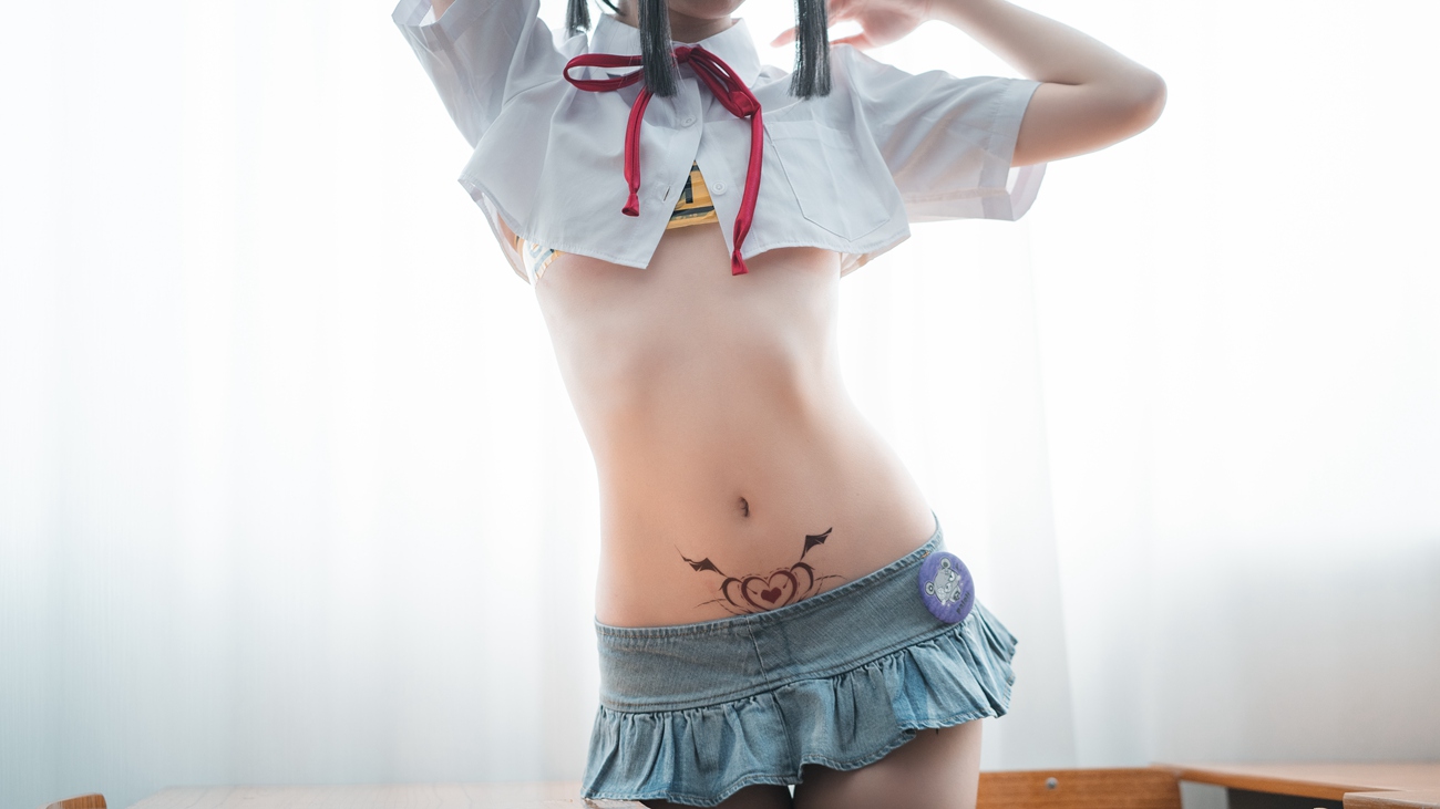 面饼仙儿 &#8211; 短校服胶带[32P]第3张