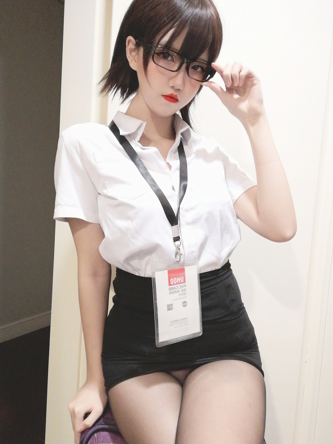阿薰kaOri &#8211; 黑丝OL[45P]第5张
