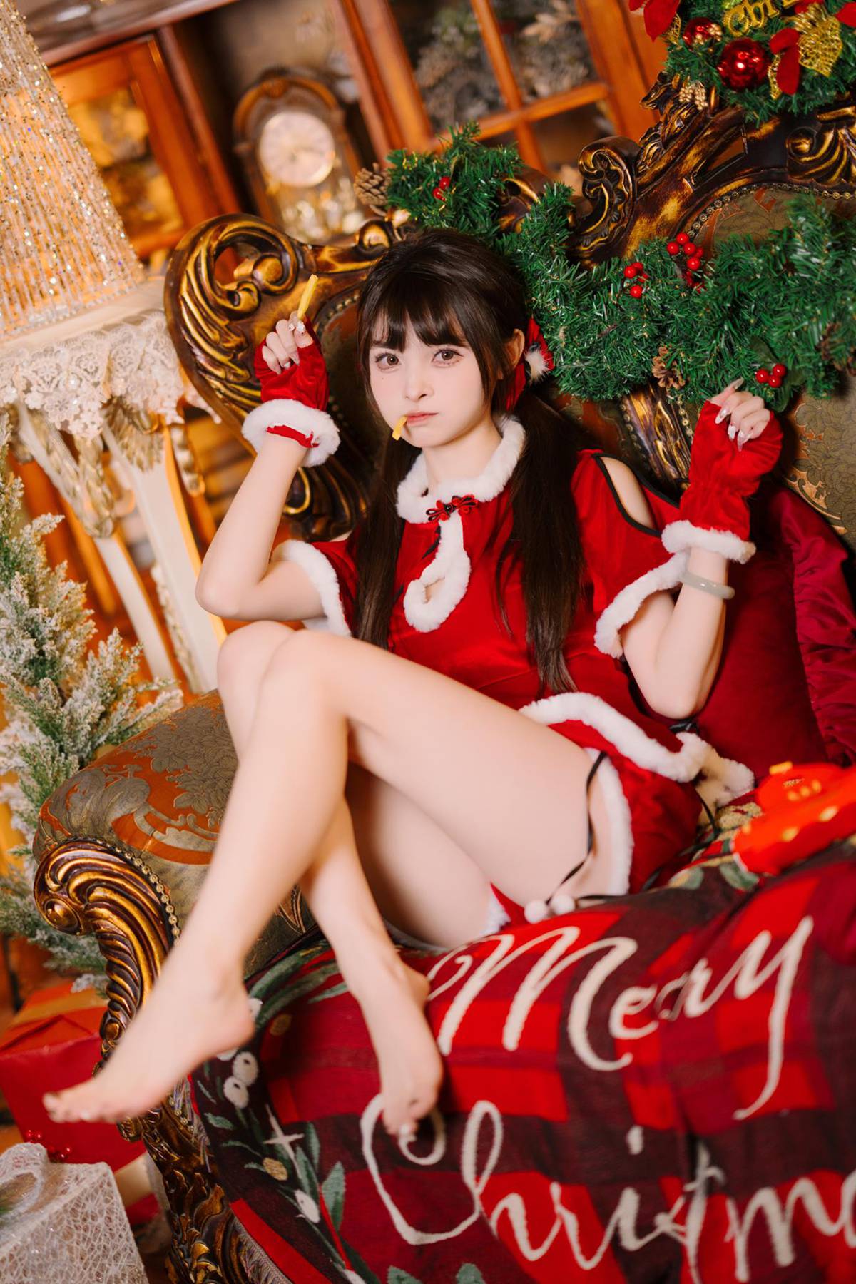 网紅Coser@河豚抚子 圣诞小甜甜 [24P]第2张