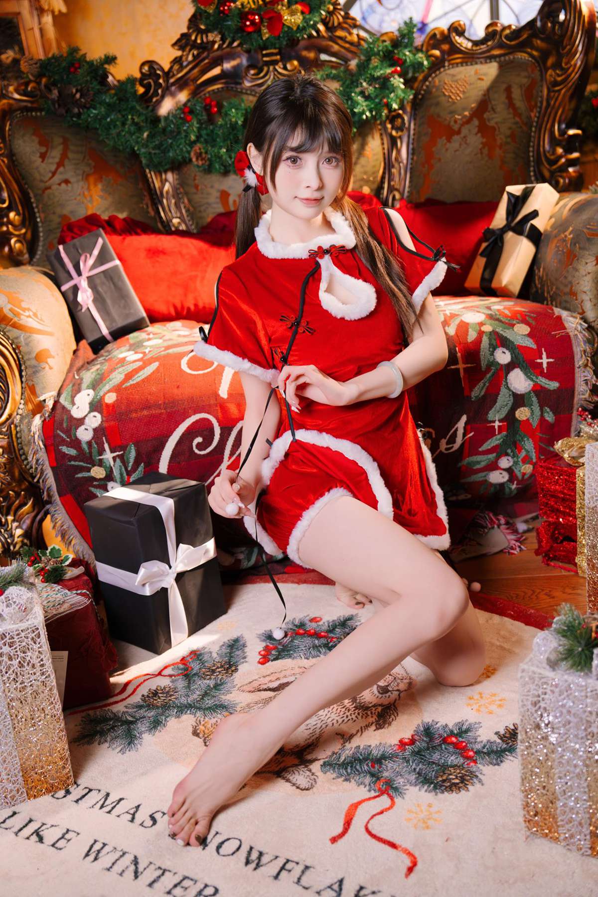 网紅Coser@河豚抚子 圣诞小甜甜 [24P]第2张