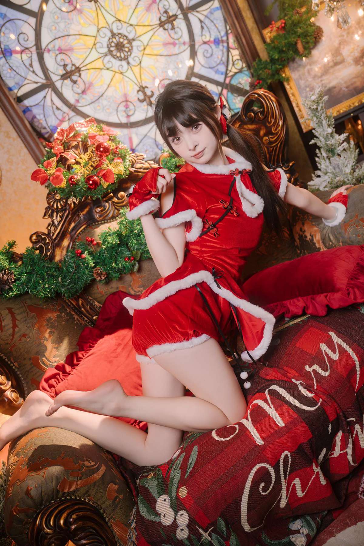 网紅Coser@河豚抚子 圣诞小甜甜 [24P]第3张
