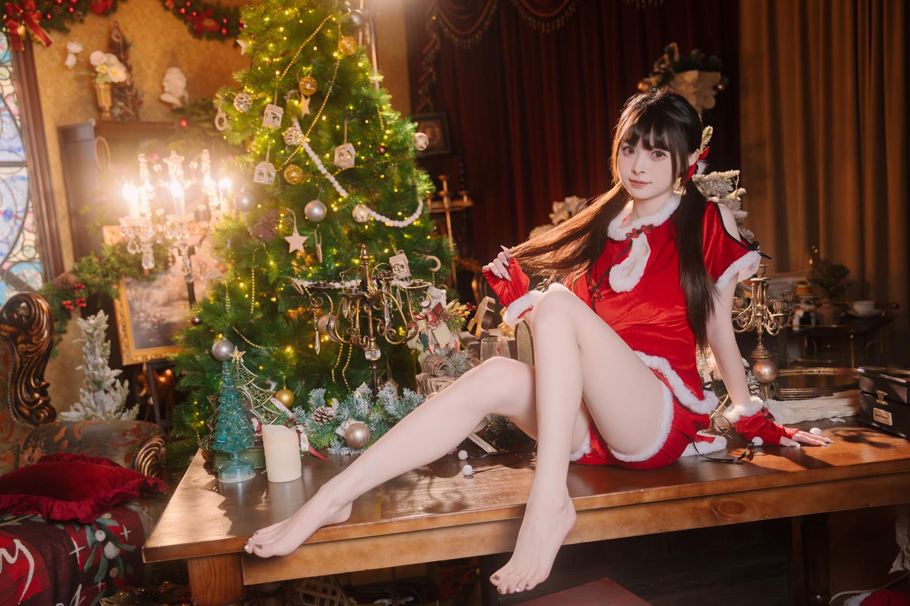 网紅Coser@河豚抚子 圣诞小甜甜 [24P]第3张