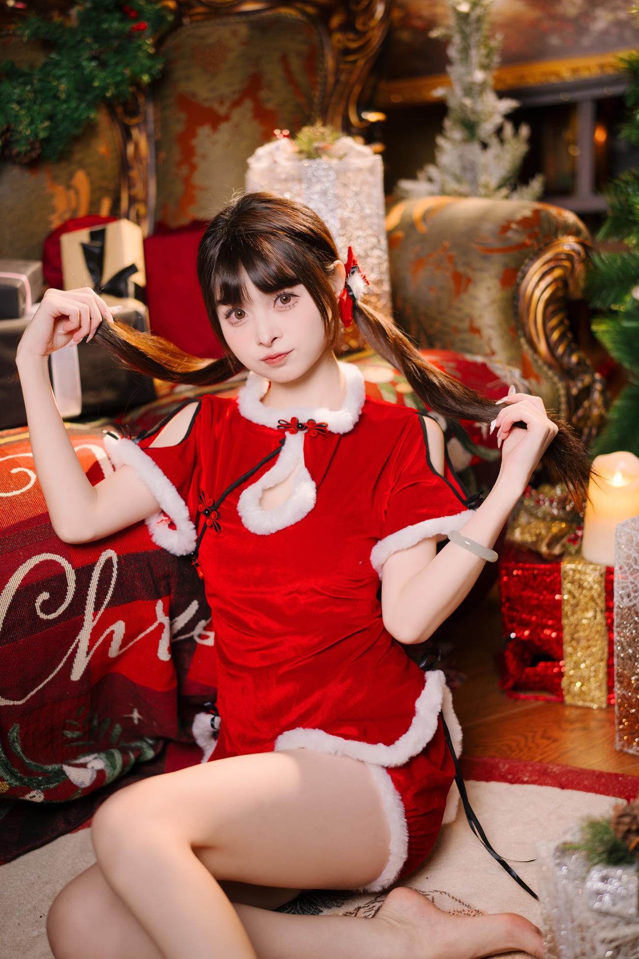 网紅Coser@河豚抚子 圣诞小甜甜 [24P]第3张