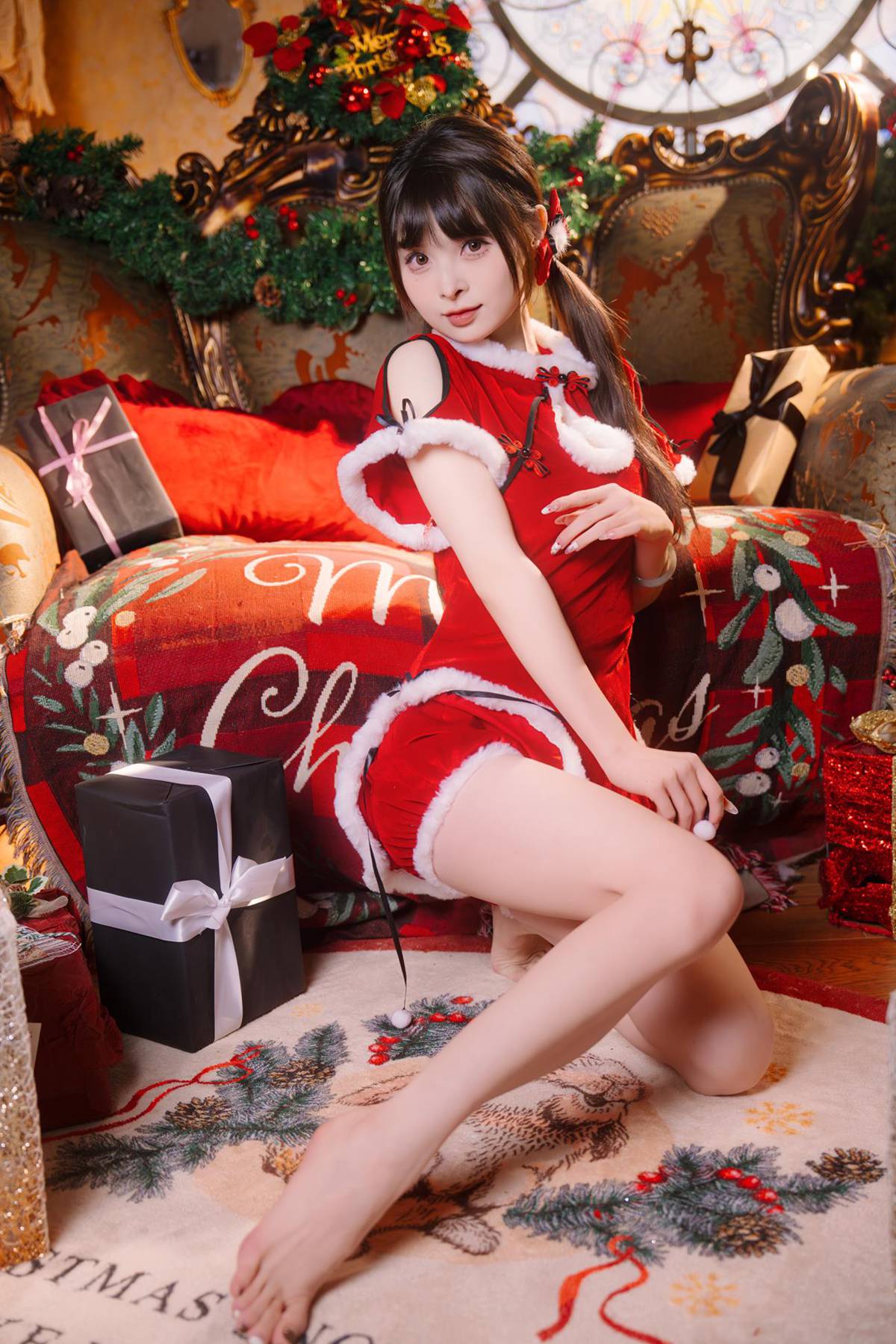 网紅Coser@河豚抚子 圣诞小甜甜 [24P]第4张