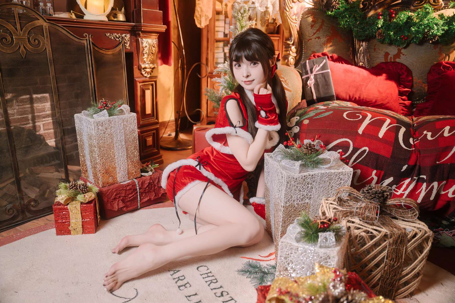 网紅Coser@河豚抚子 圣诞小甜甜 [24P]第5张