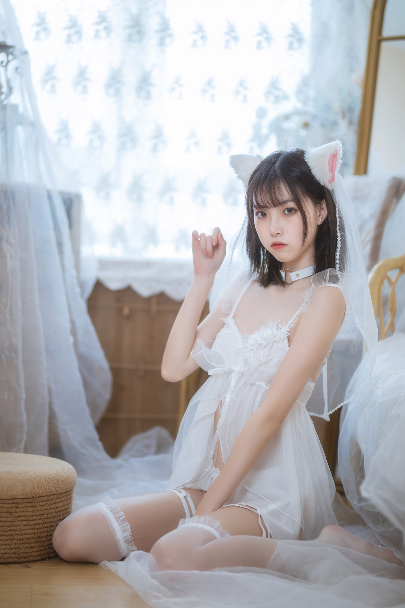 许岚 &#8211; 少女白色裙[41P]第1张