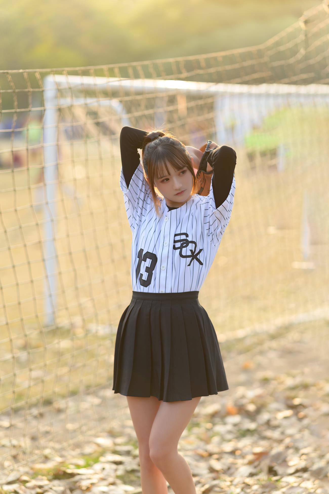 人气Coser@兔子Zzz不吃胡萝卜 棒球少女[36P]第1张