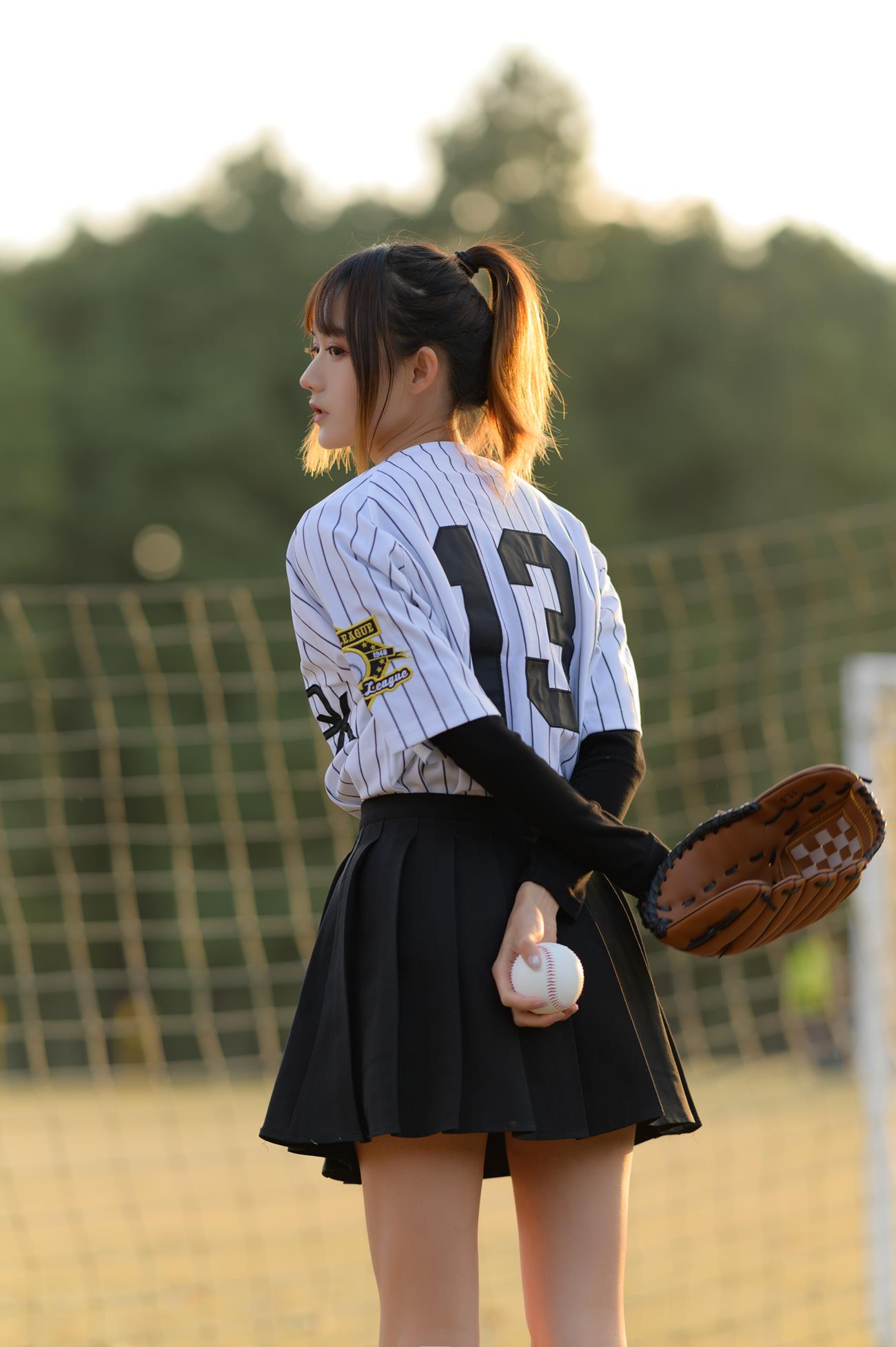 人气Coser@兔子Zzz不吃胡萝卜 棒球少女[36P]第6张