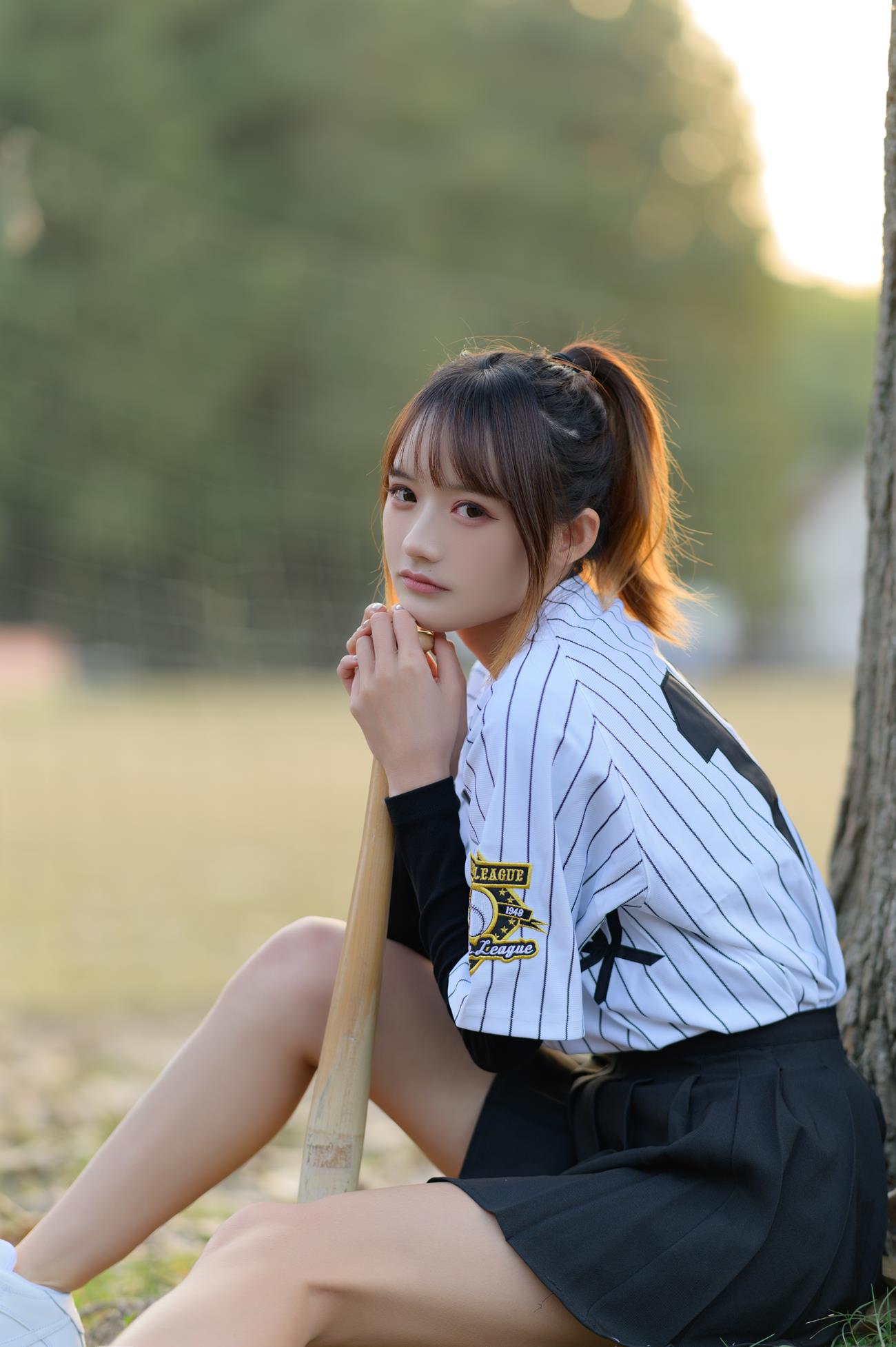 人气Coser@兔子Zzz不吃胡萝卜 棒球少女[36P]第7张
