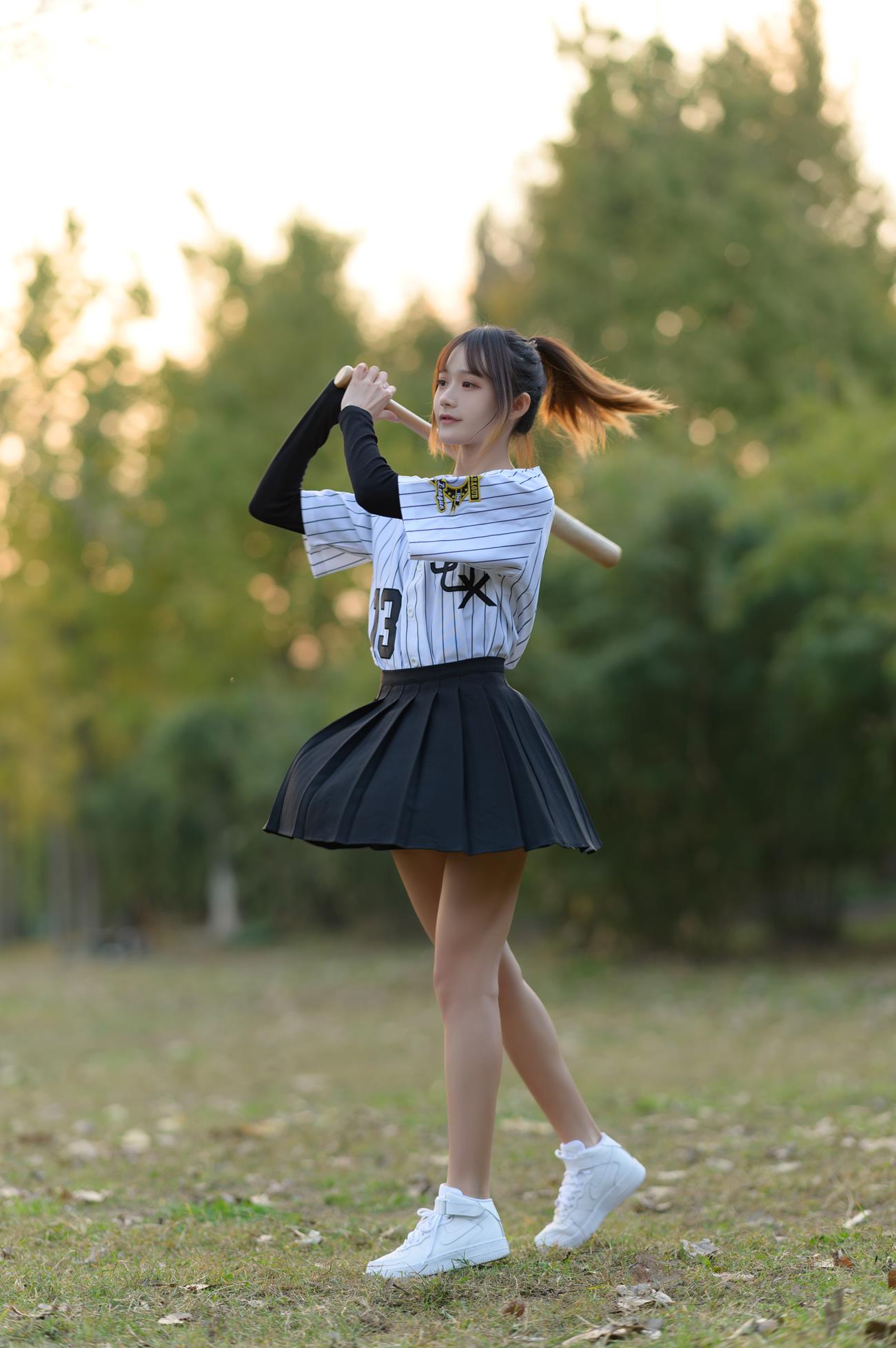 人气Coser@兔子Zzz不吃胡萝卜 棒球少女[36P]第7张