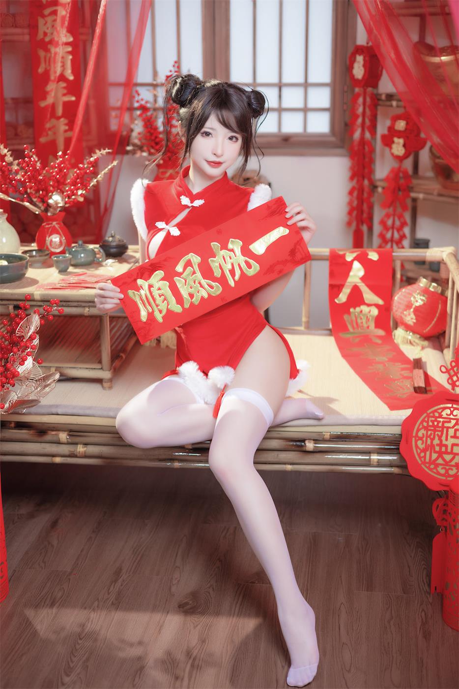 清水由乃   2023新年旗袍[57P]第1张