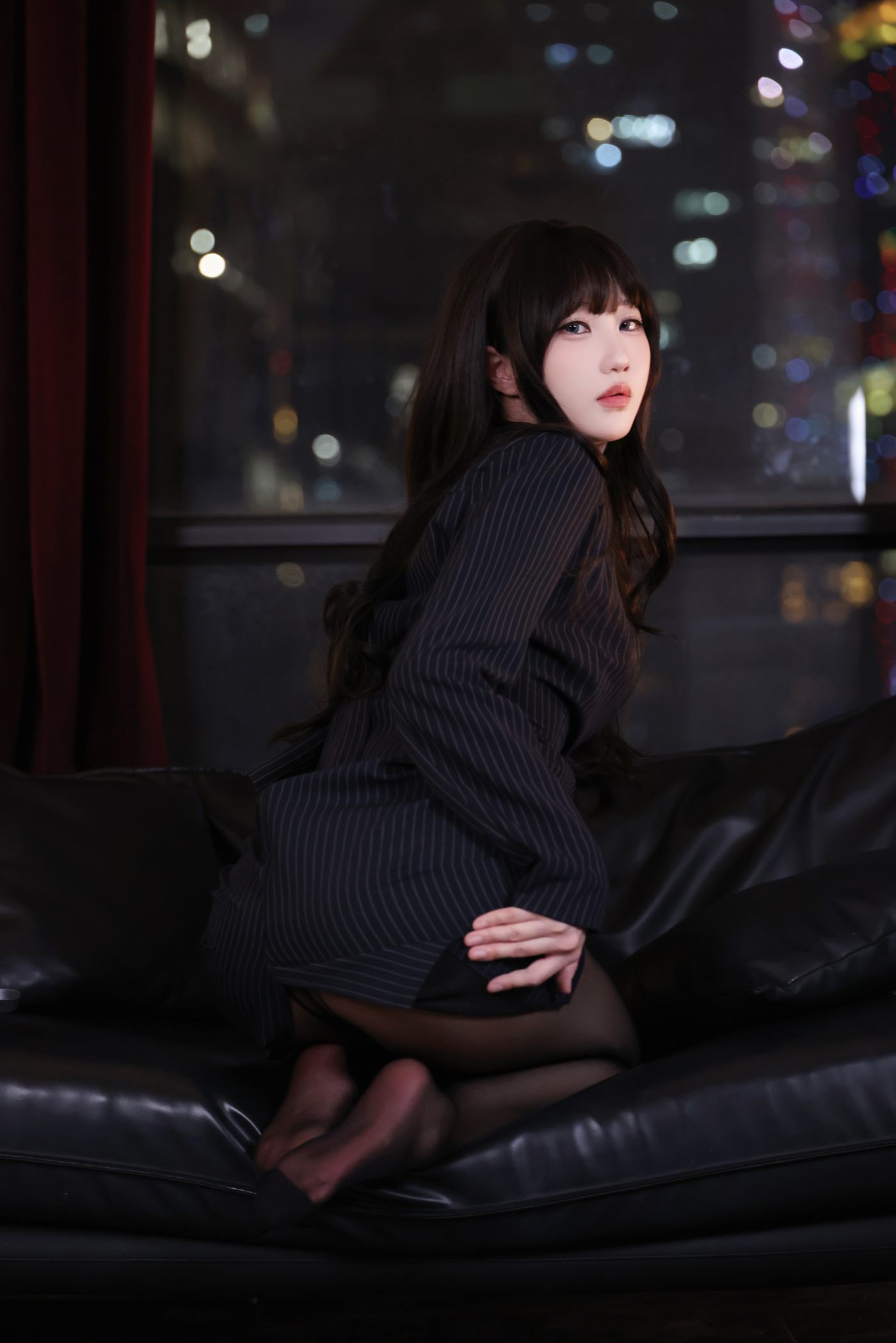 无影喵喵   黑丝 棚拍[25P]第4张