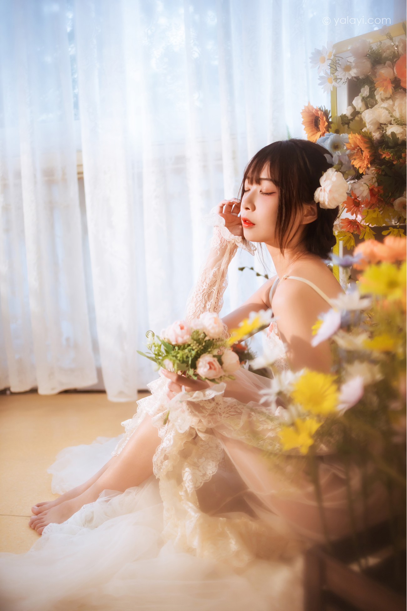 [YALAYI雅拉伊]2021.06.16 NO.807 似梦初觉 阿禾[43+1P]第3张
