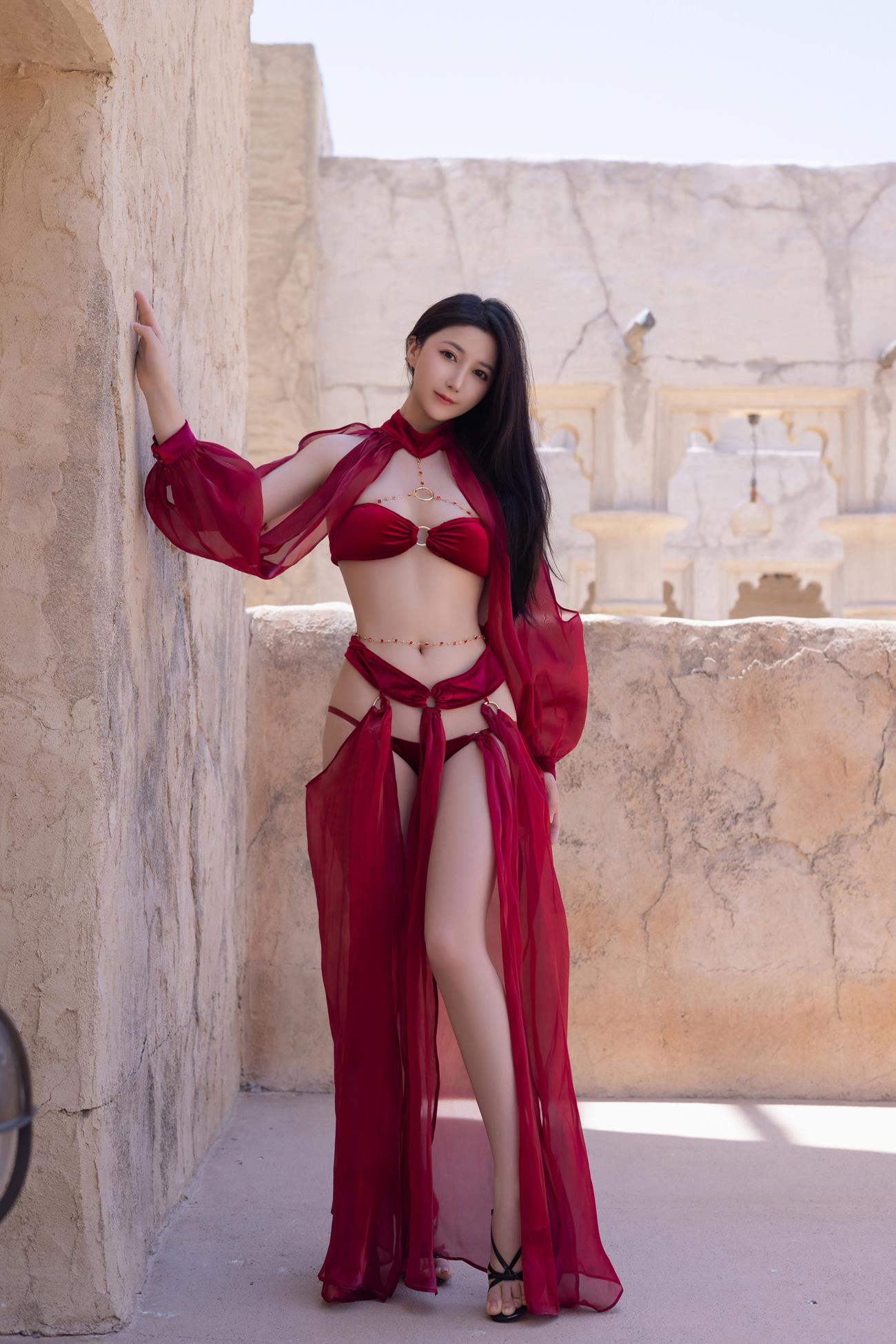 秀人名模鱼子酱Fish《惊红之舞》写真[35P]第2张