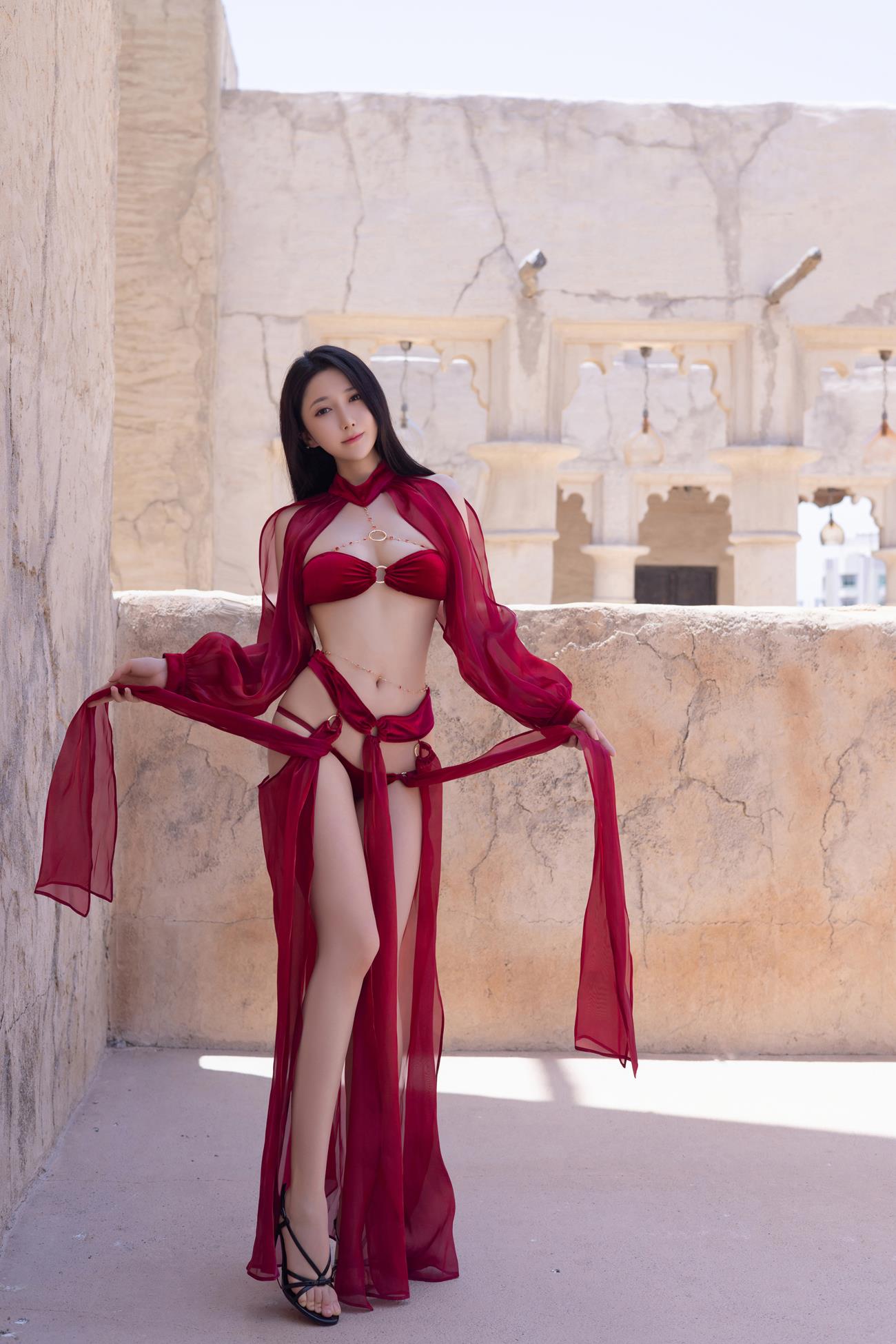 秀人名模鱼子酱Fish《惊红之舞》写真[35P]第2张