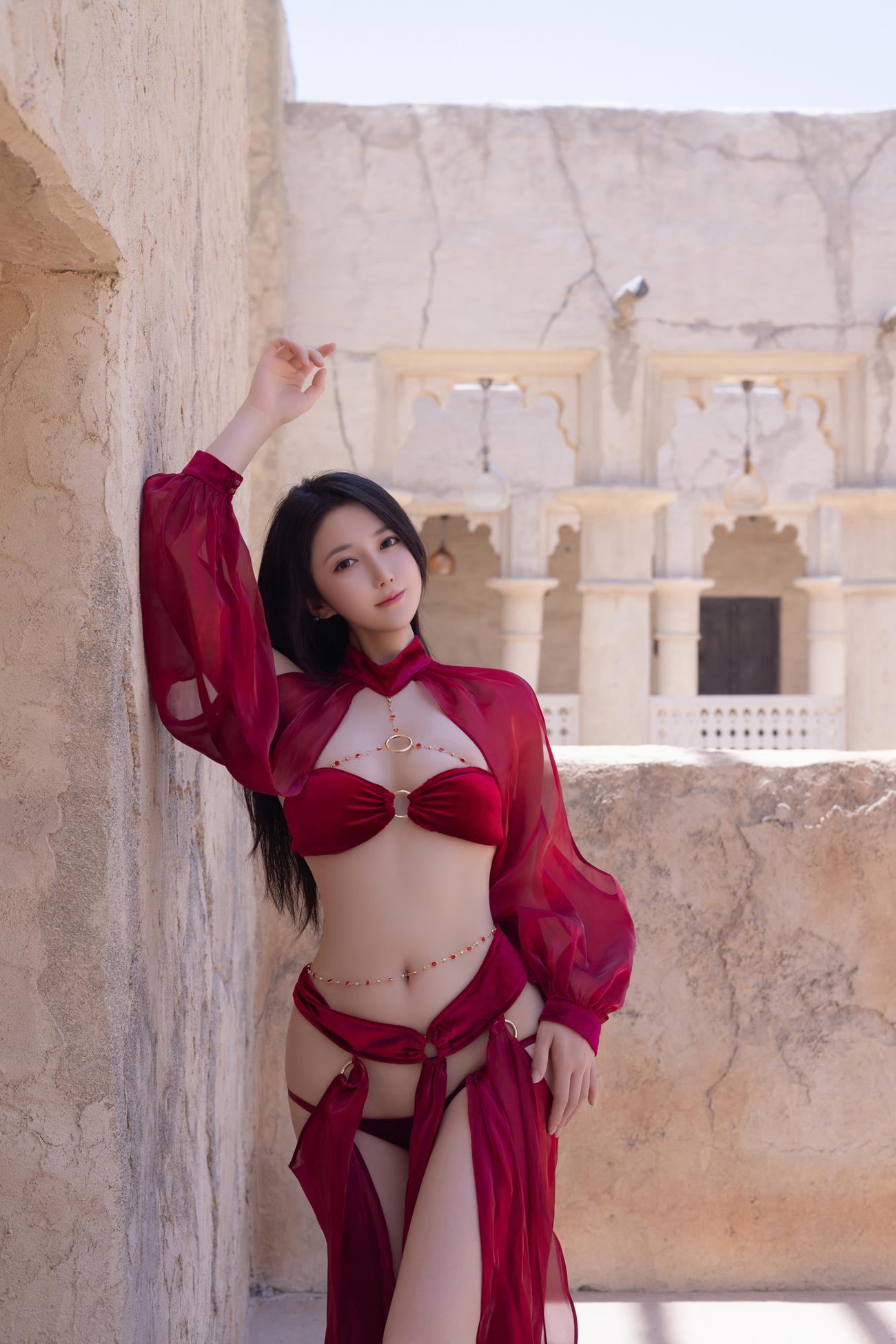 秀人名模鱼子酱Fish《惊红之舞》写真[35P]第7张