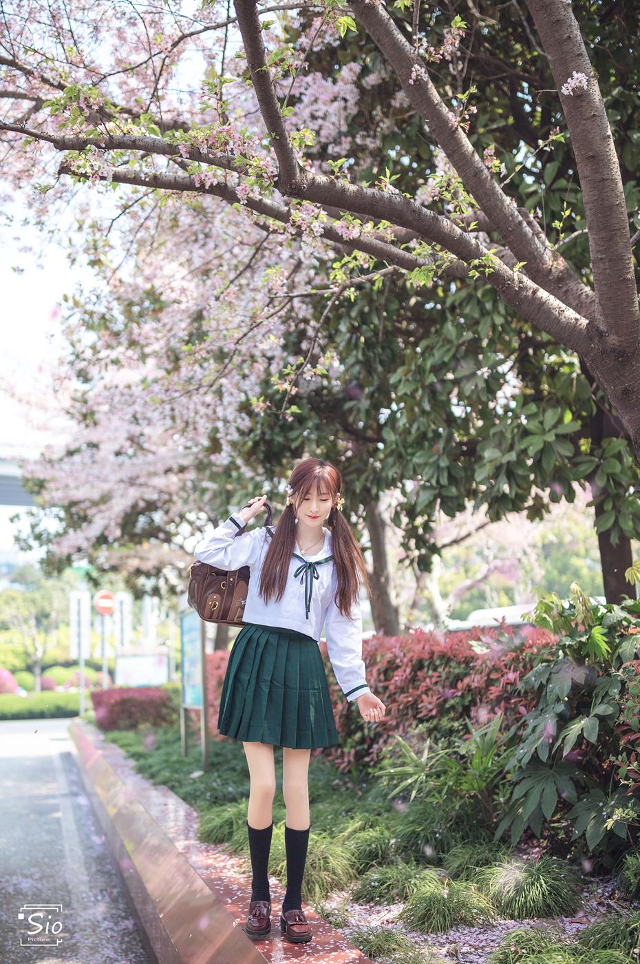 网紅Coser@王羽杉 JK樱花 [20P]第4张